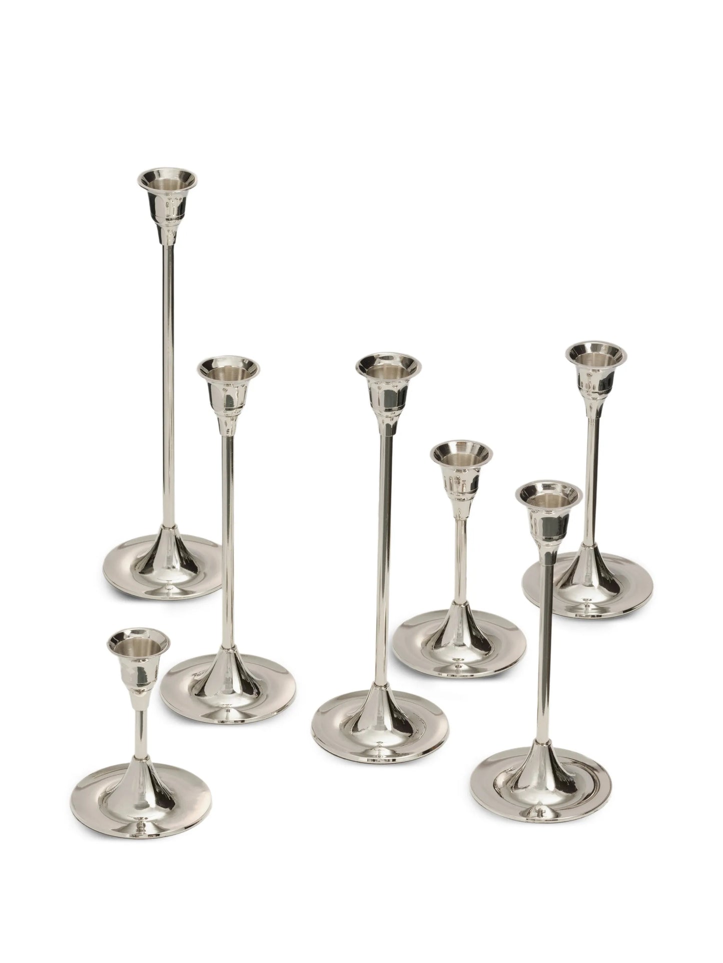 candlesticks holders (set of seven)