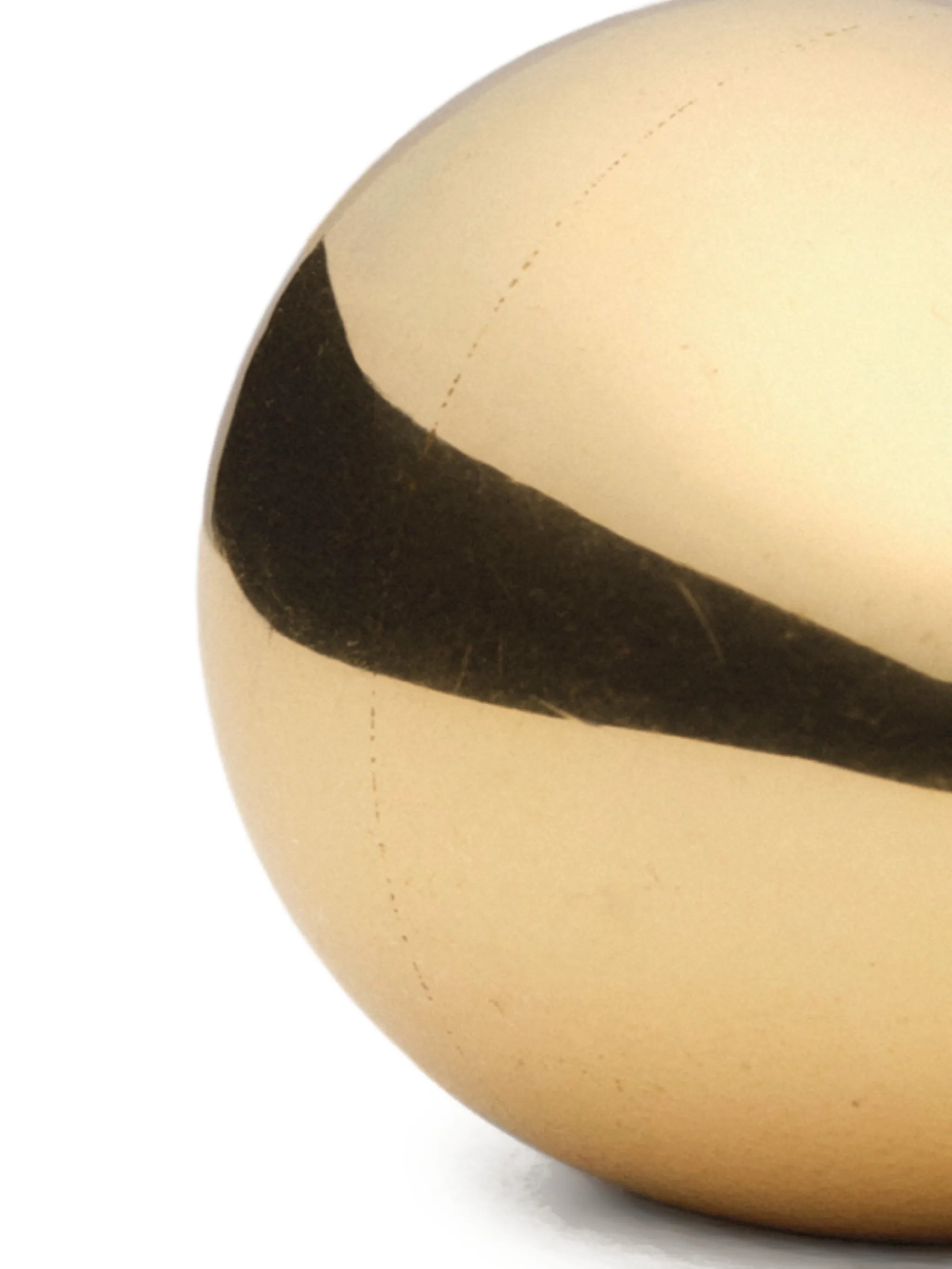 polished egg paperweight