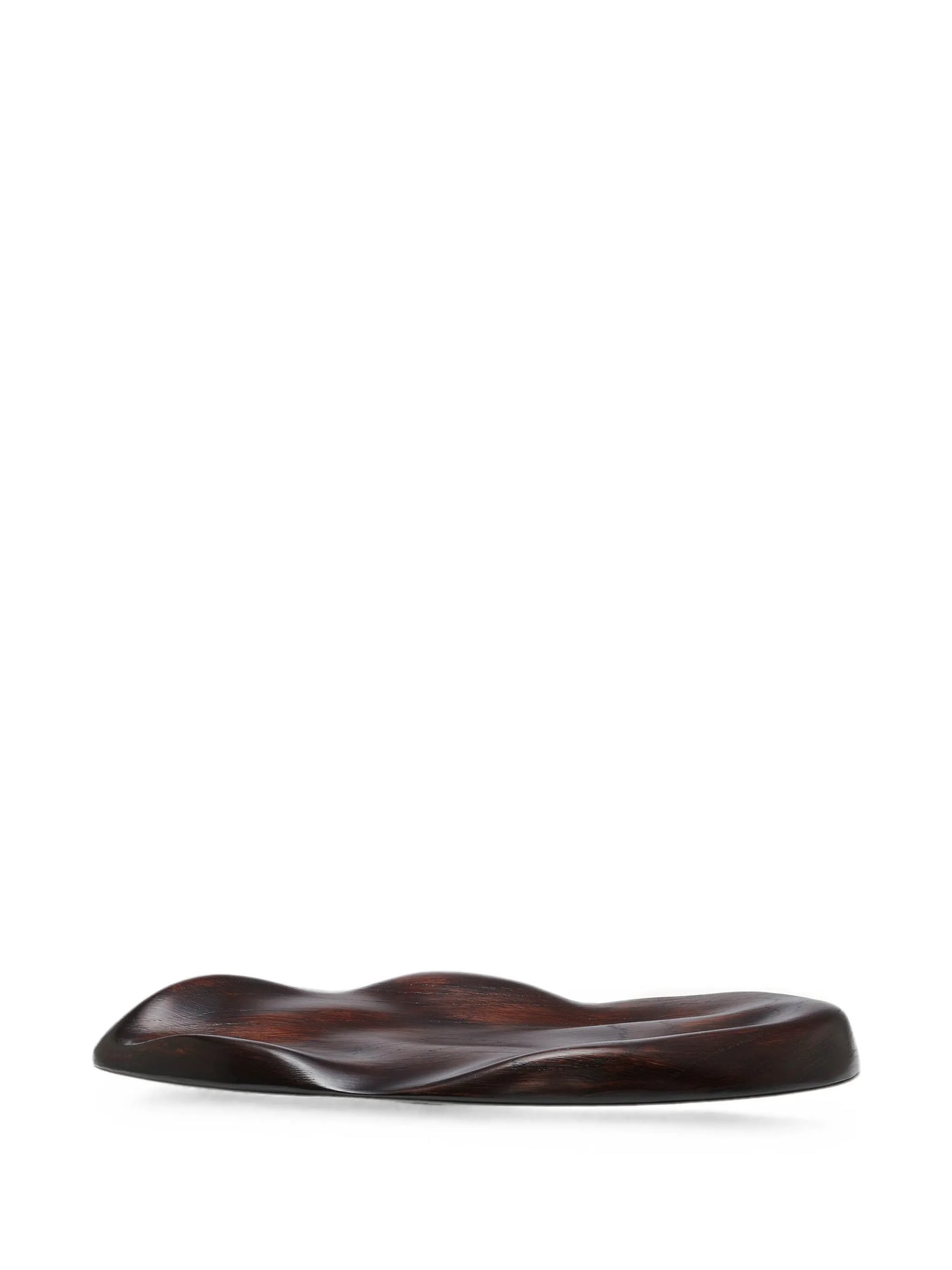 Ripple wooden decorative tray
