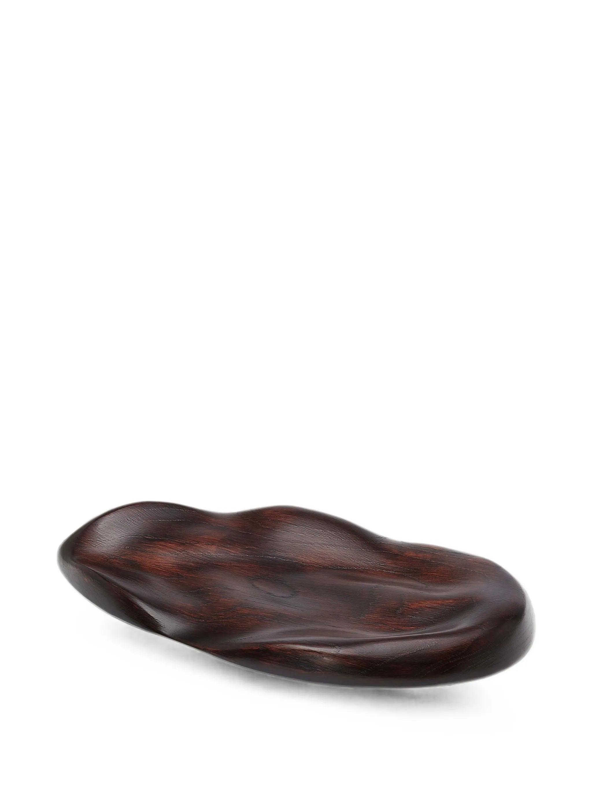 Ripple wooden decorative tray