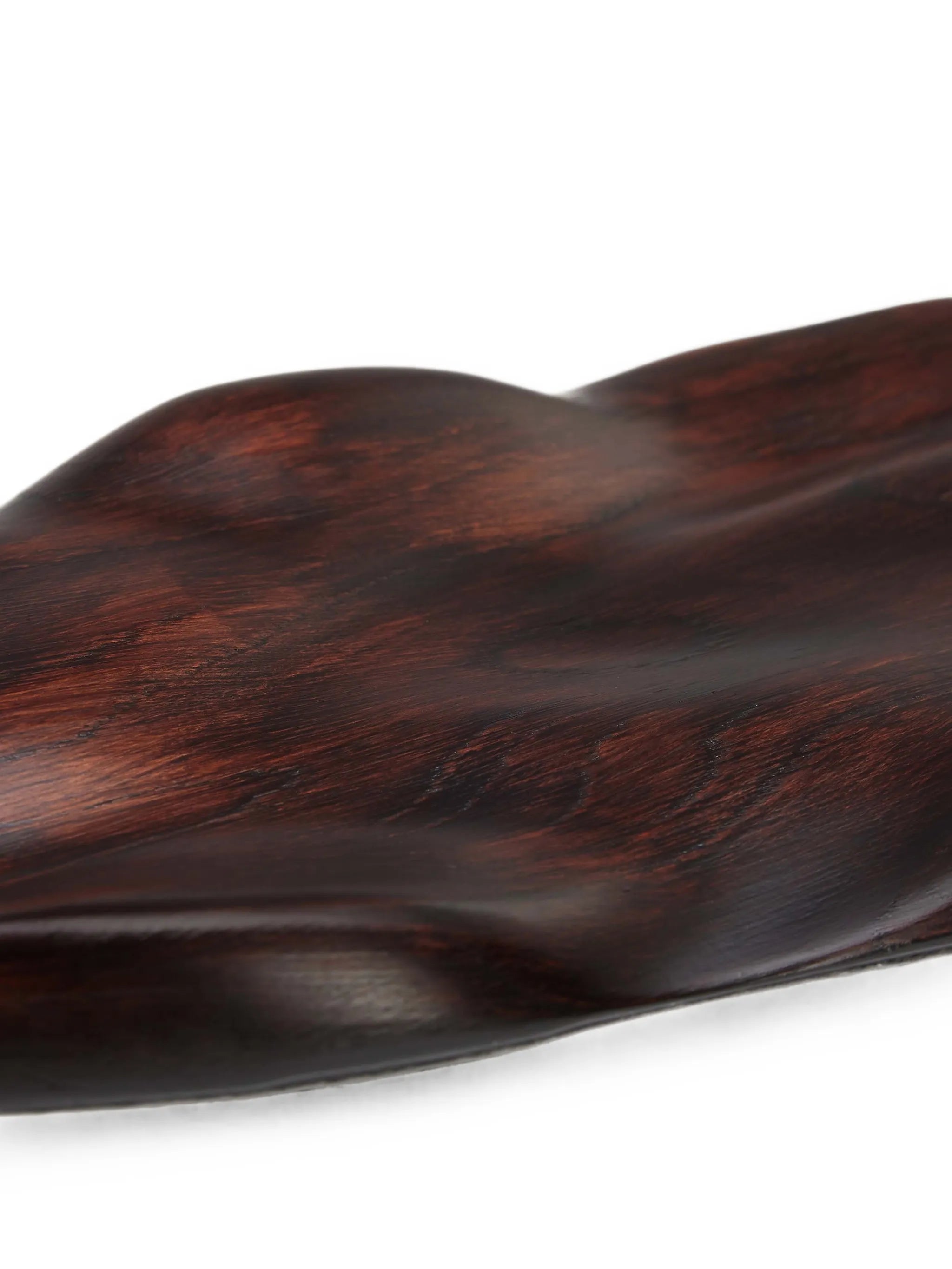 Ripple wooden decorative tray