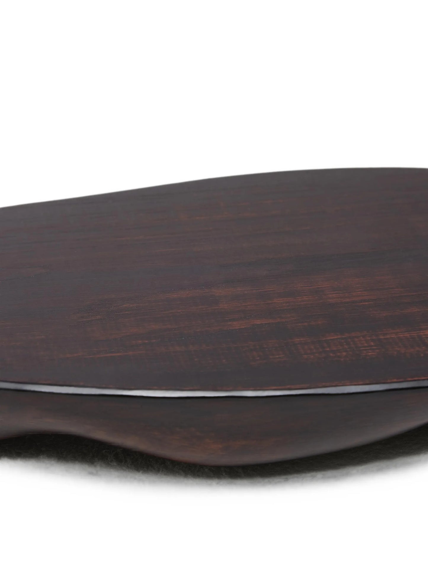 Ripple wooden decorative tray