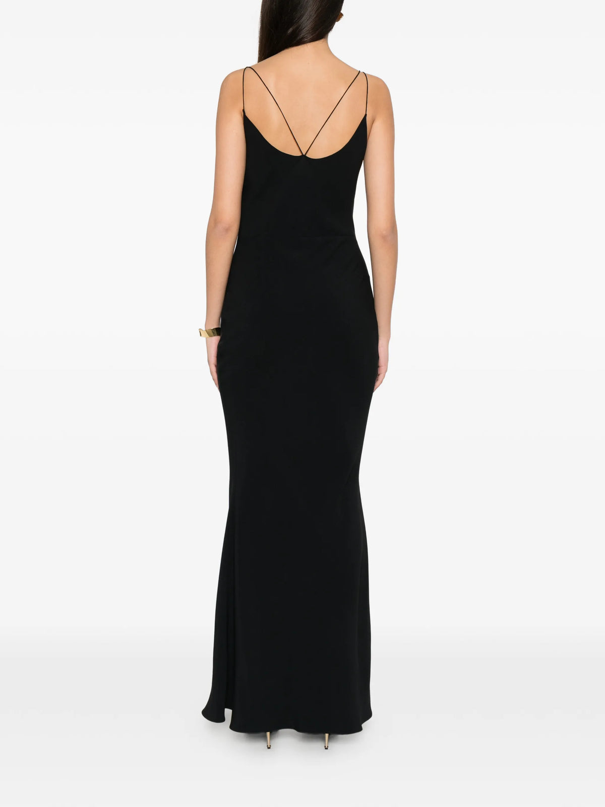 cocktail slip dress with double straps