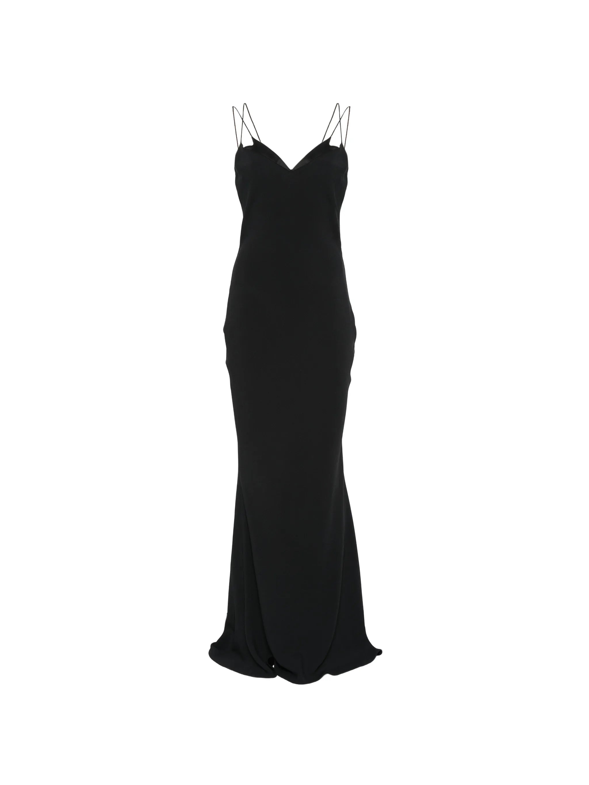 cocktail slip dress with double straps