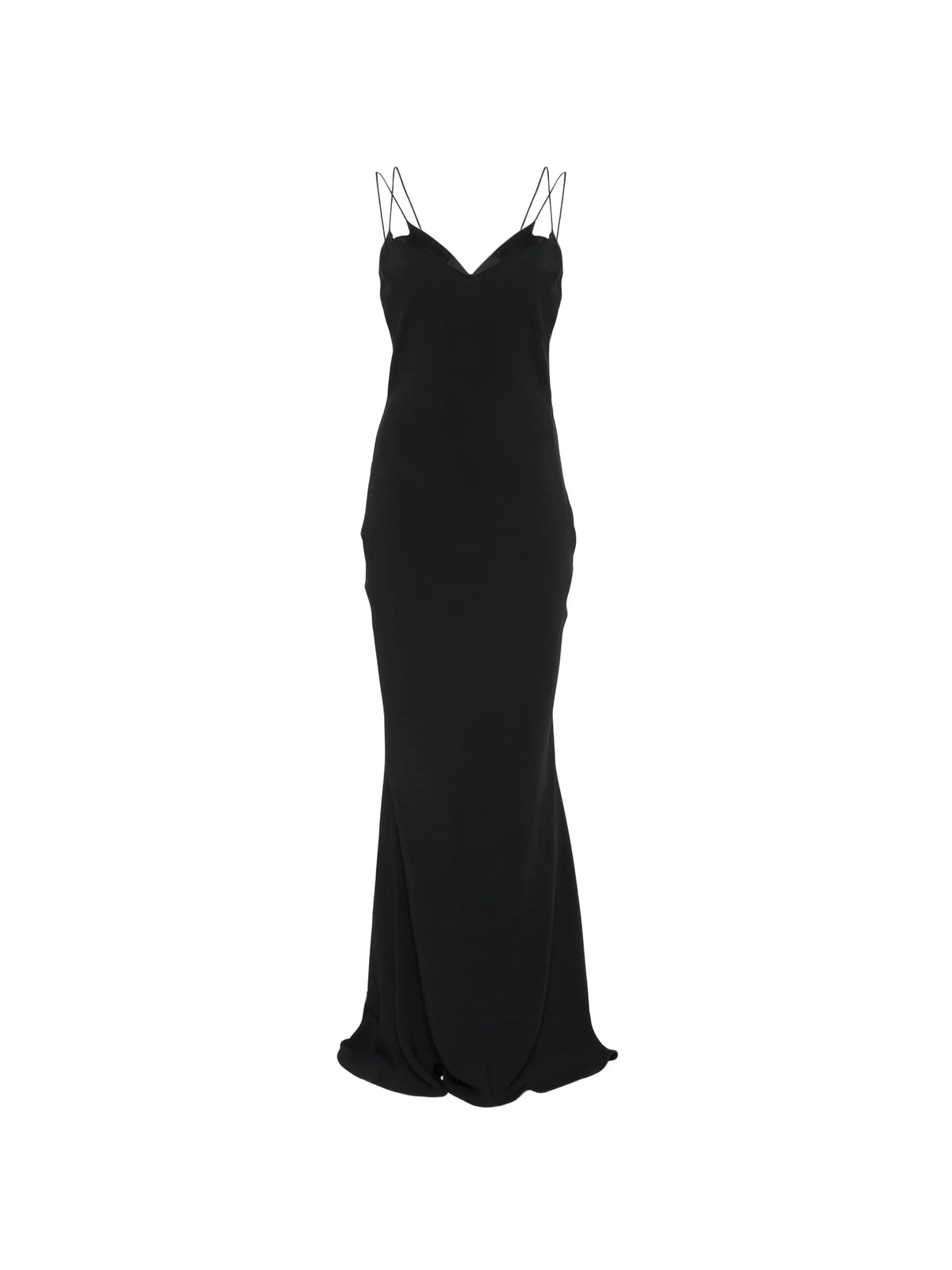cocktail slip dress with double straps