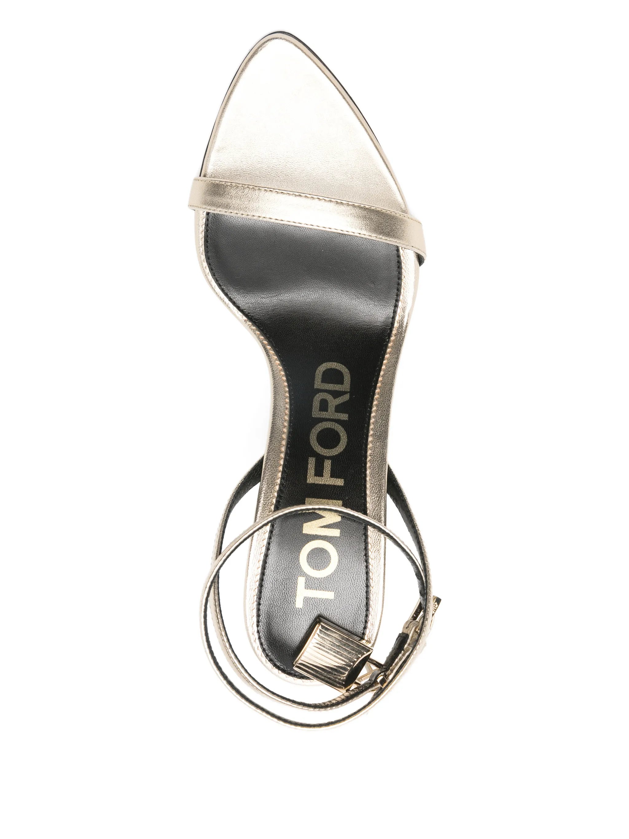 ankle-strap padlock sandals