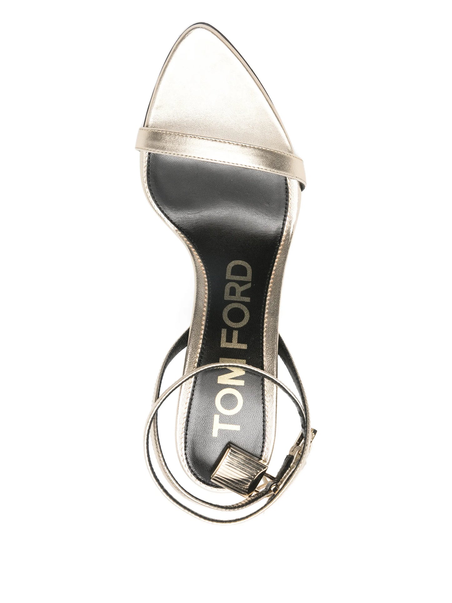 ankle-strap padlock sandals