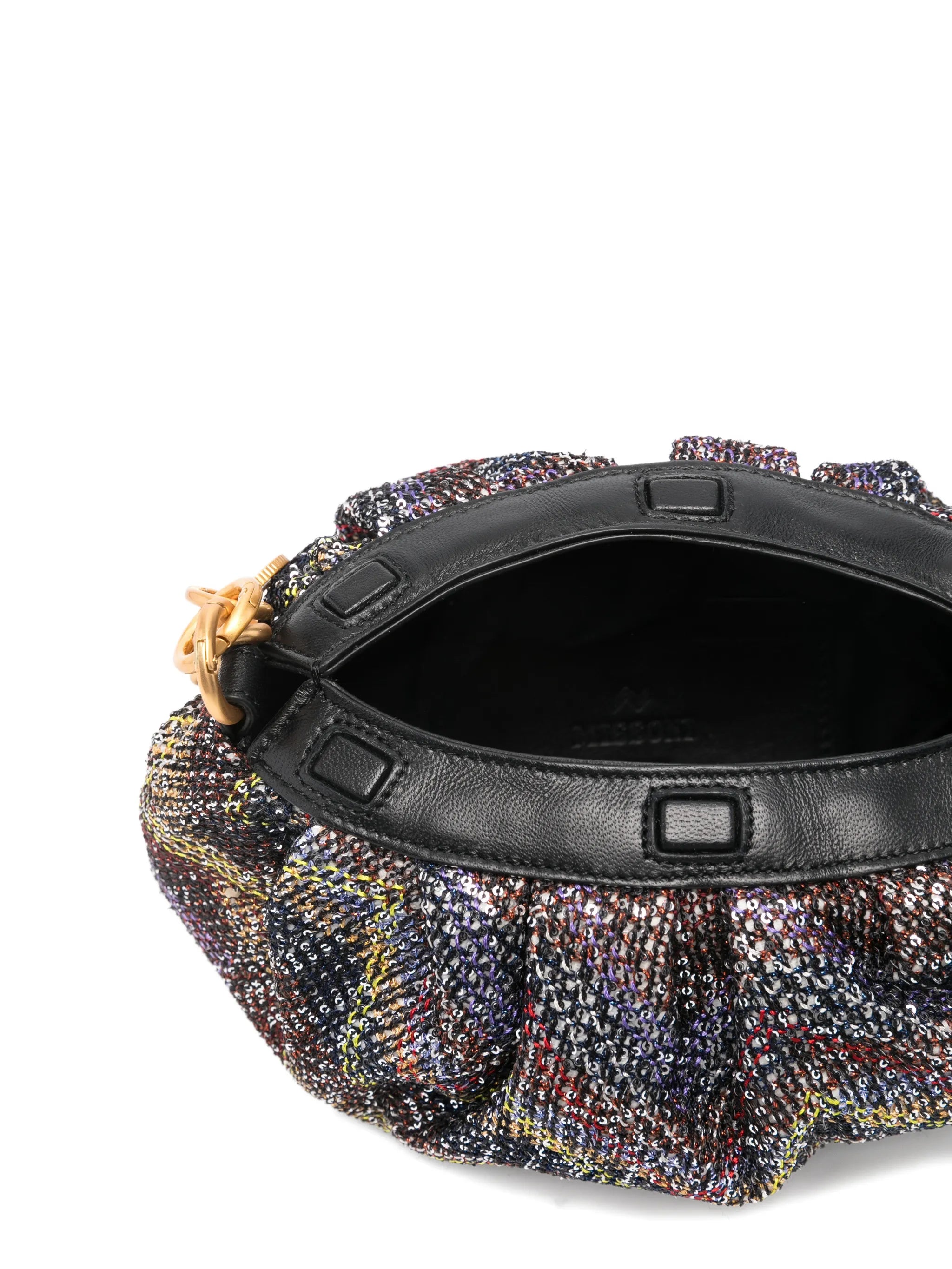 zigzag-pattern shoulder bag