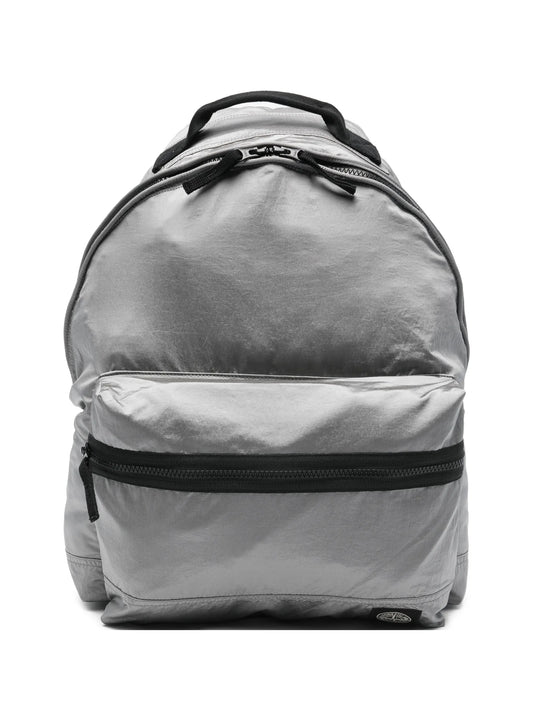 top-handle zip backpack