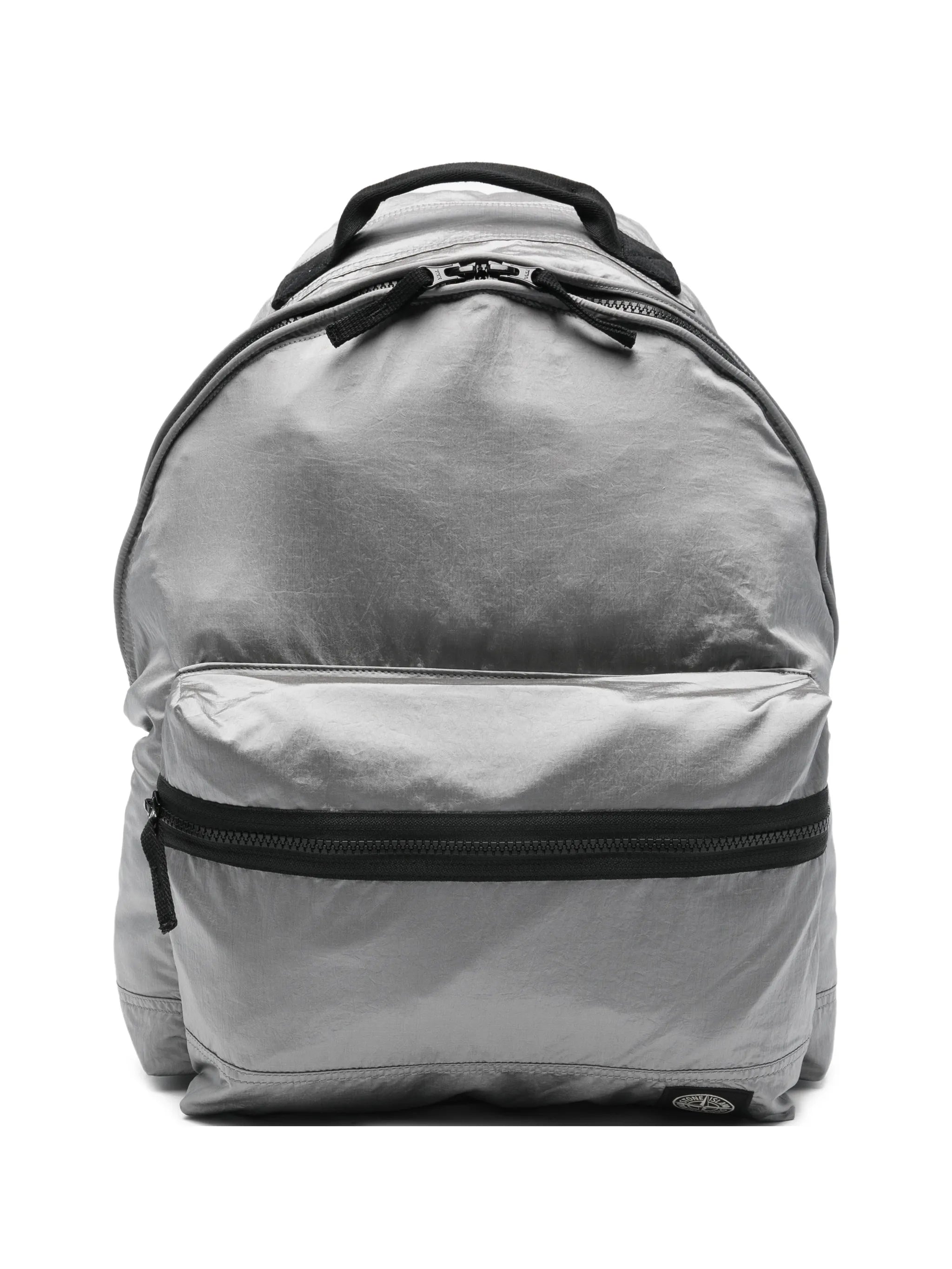 top-handle zip backpack