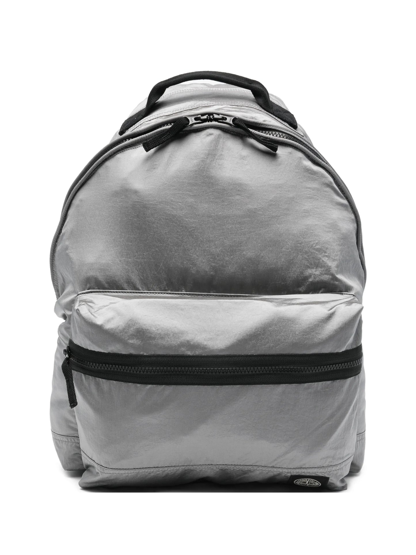 top-handle zip backpack