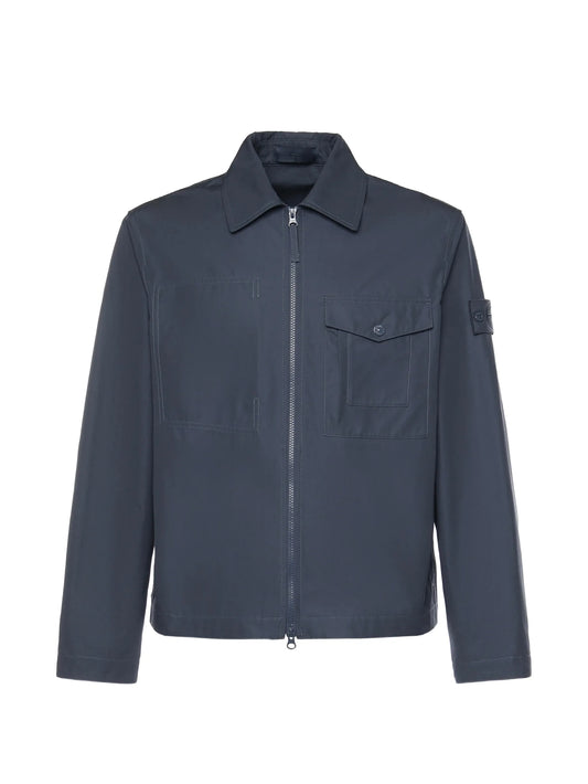 patch-pocket shirt jacket