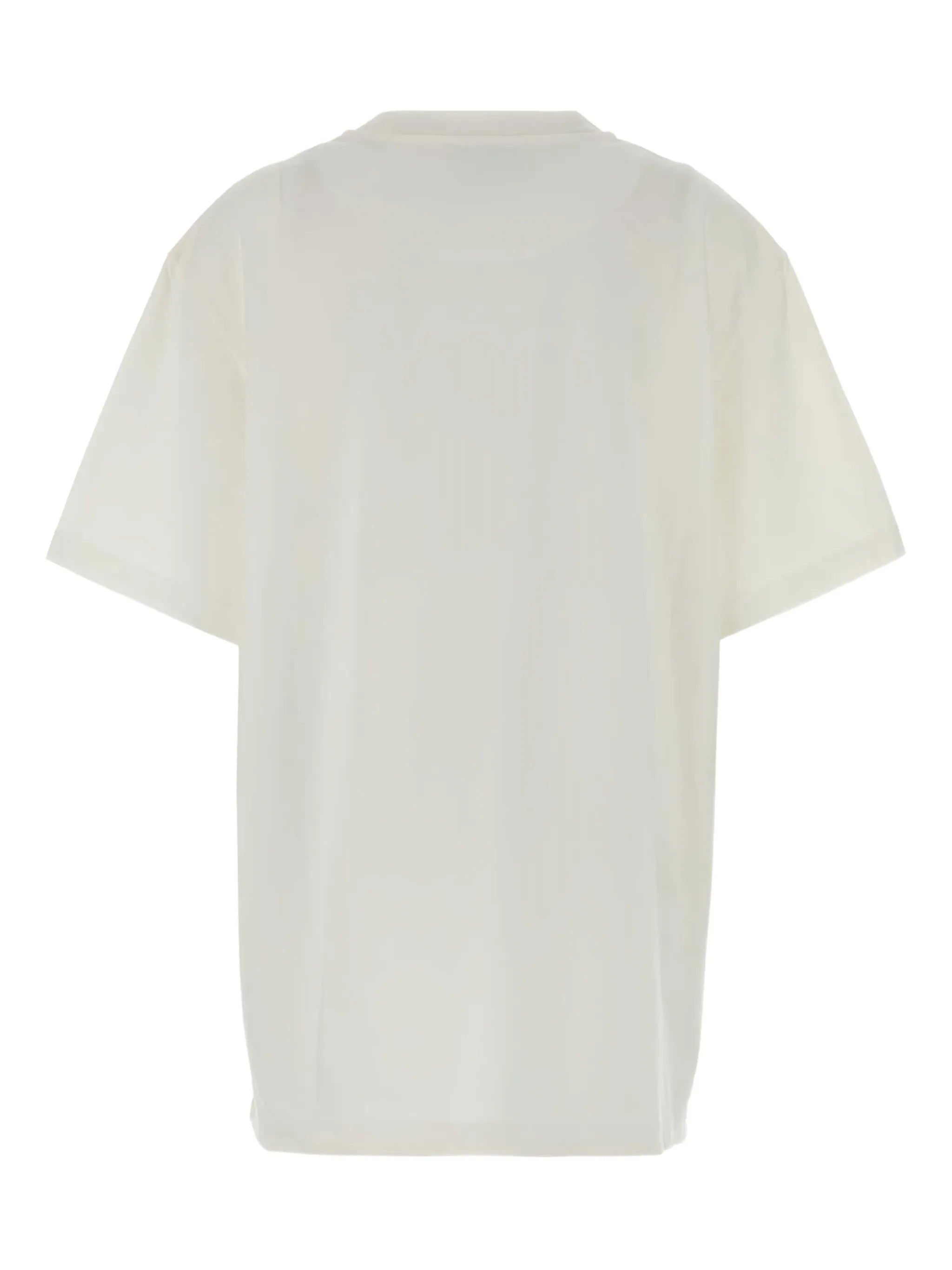 slit crew-neck T-shirt