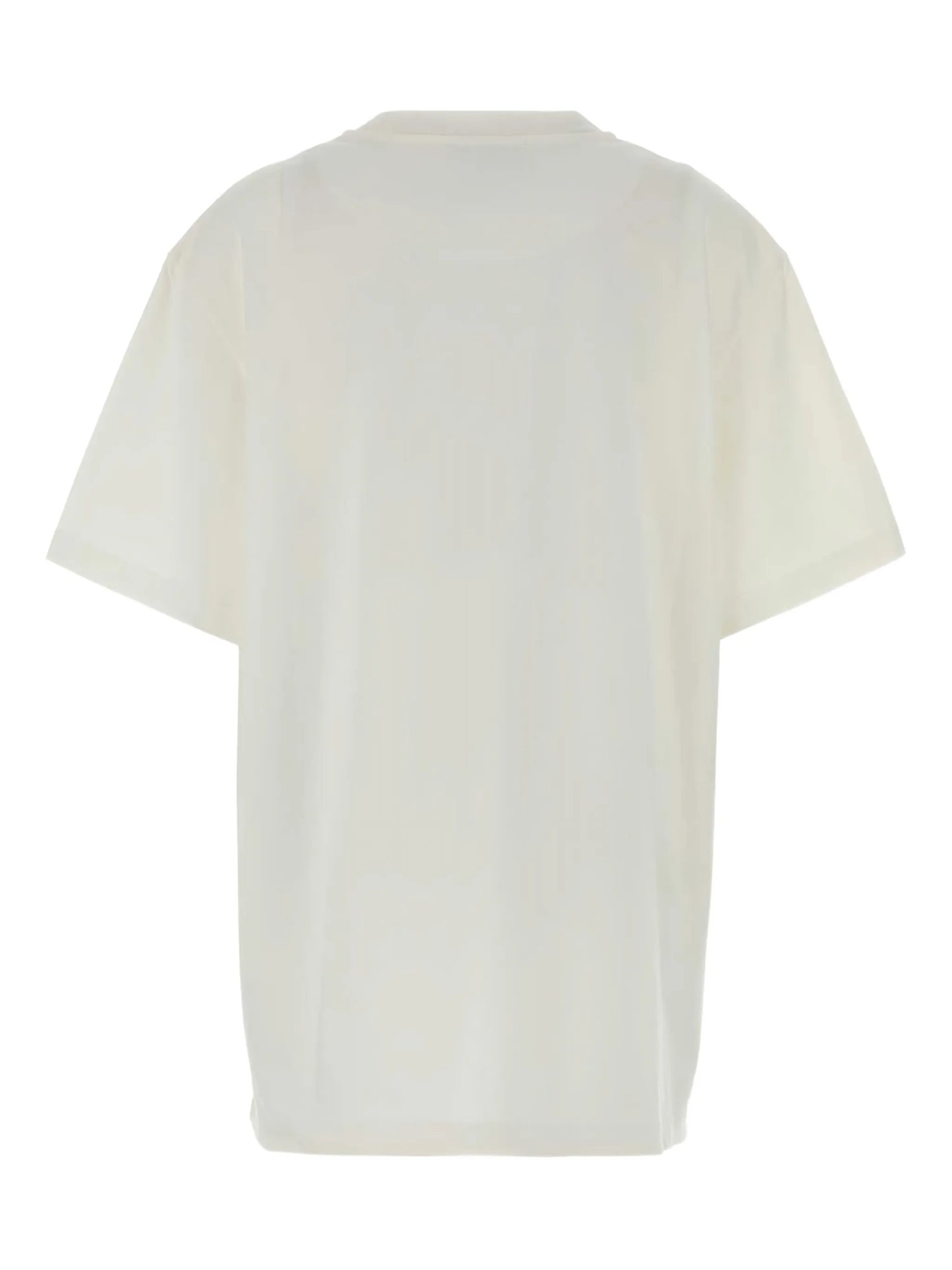 slit crew-neck T-shirt