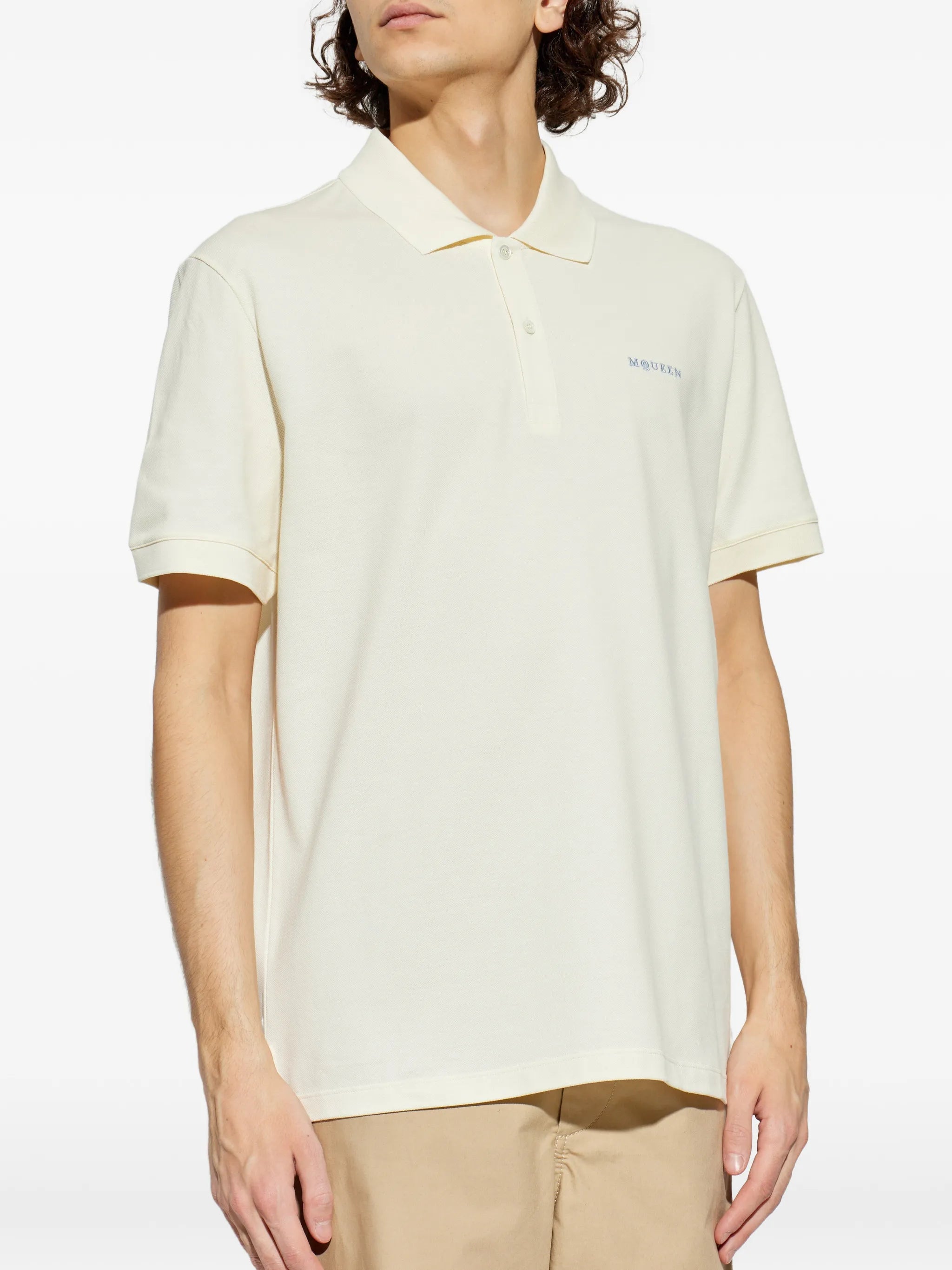 logo-detail polo shirt