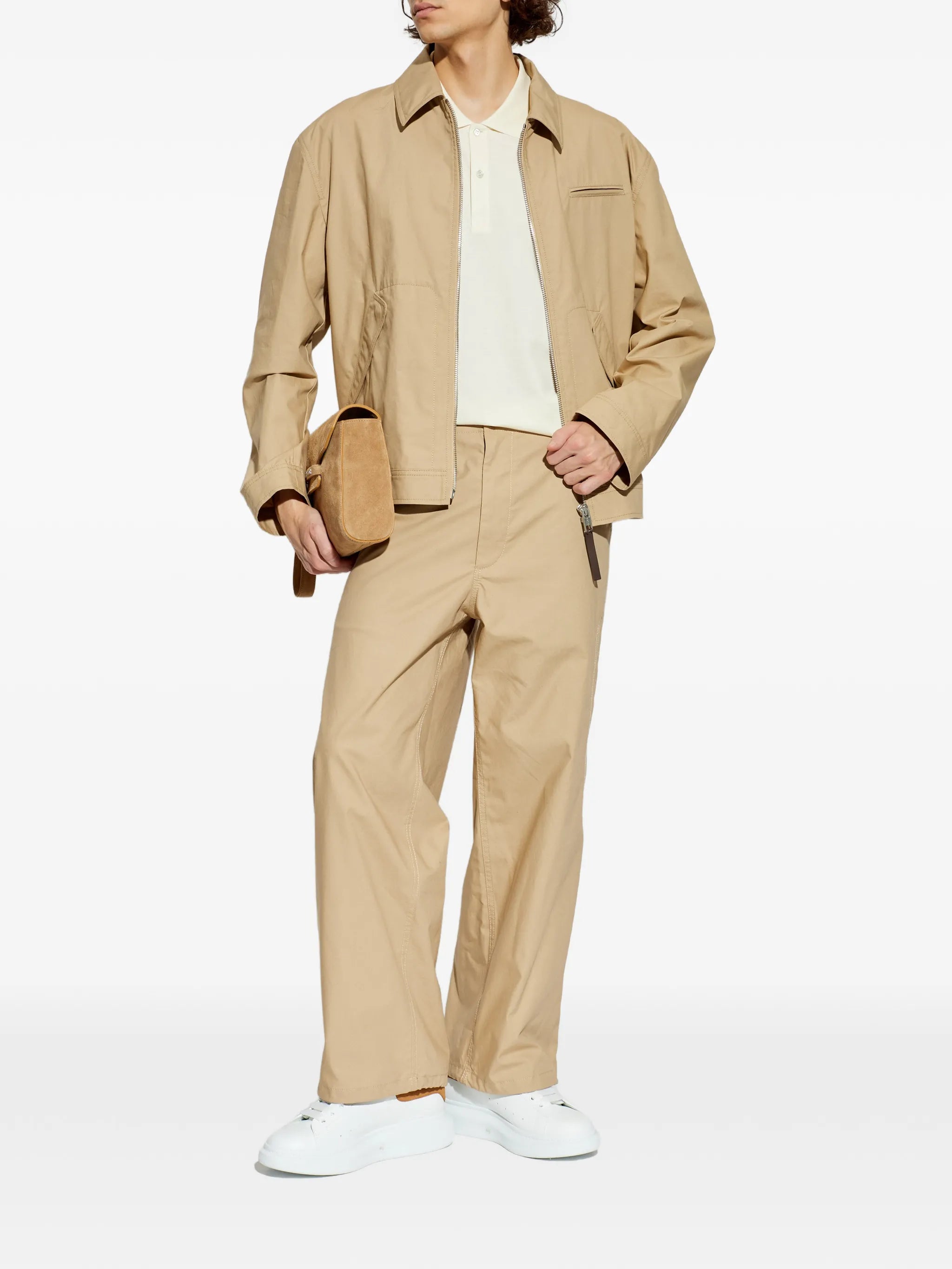 logo-detail polo shirt