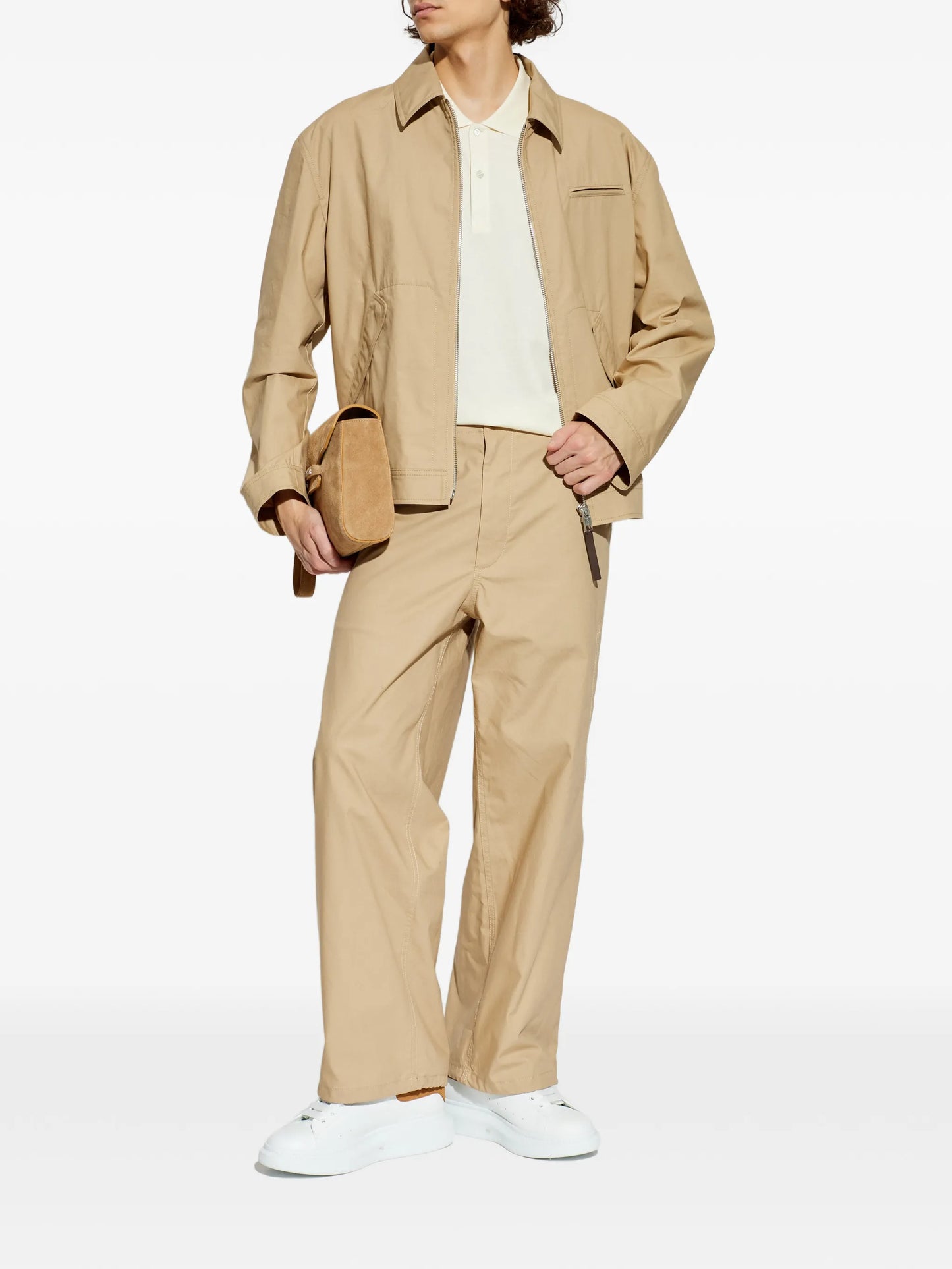 logo-detail polo shirt