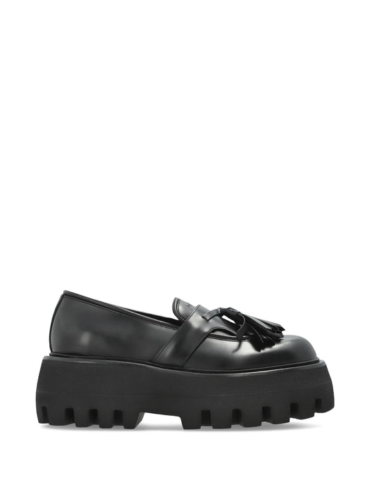 tassel platform loafers