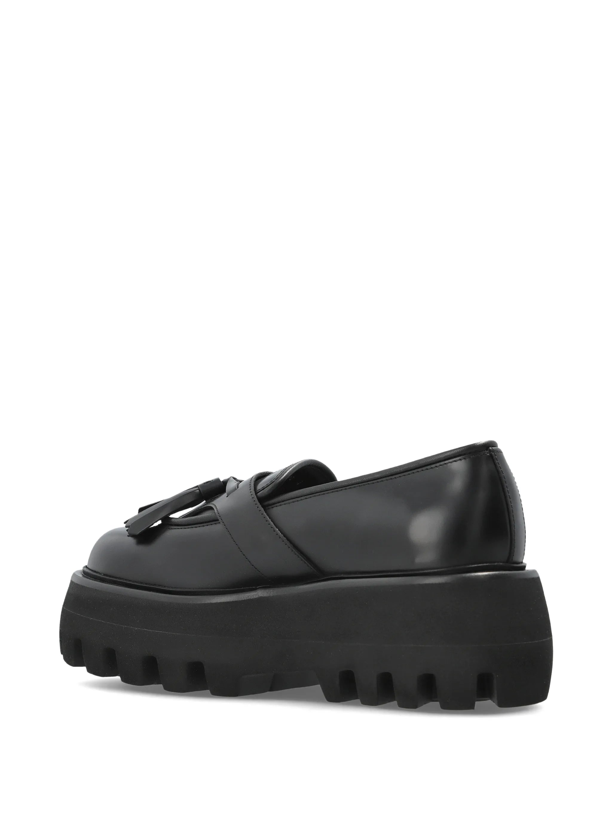 tassel platform loafers