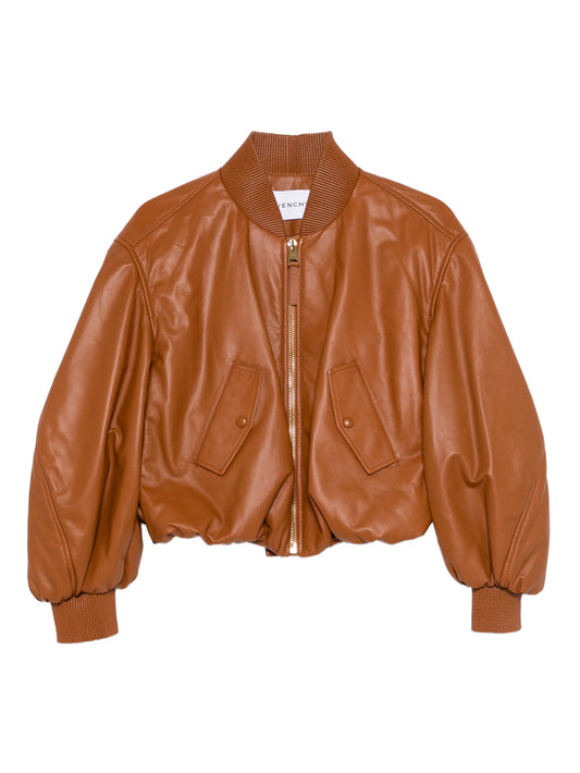 flap-pocket bomber jacket