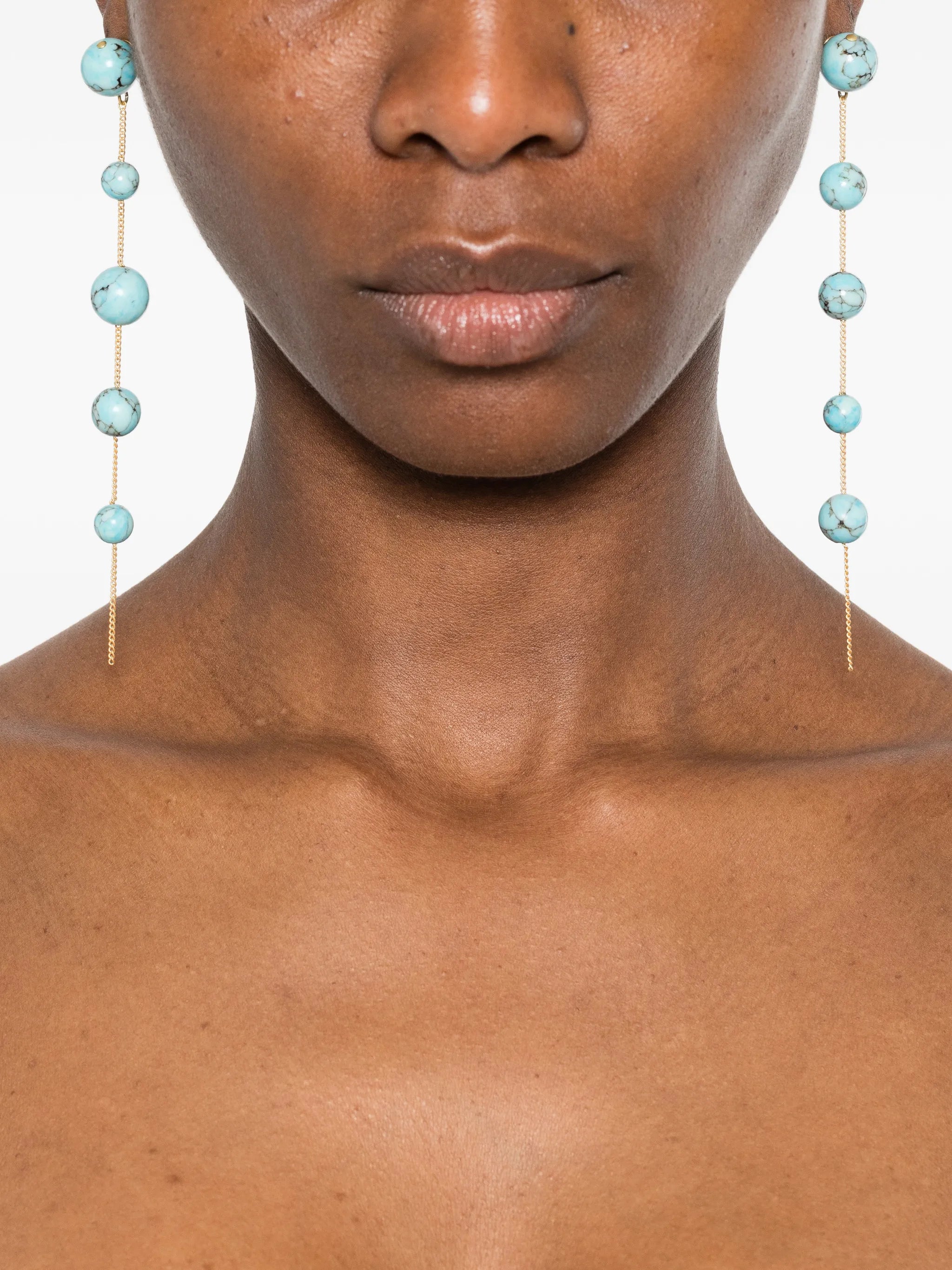 Atum chain earrings