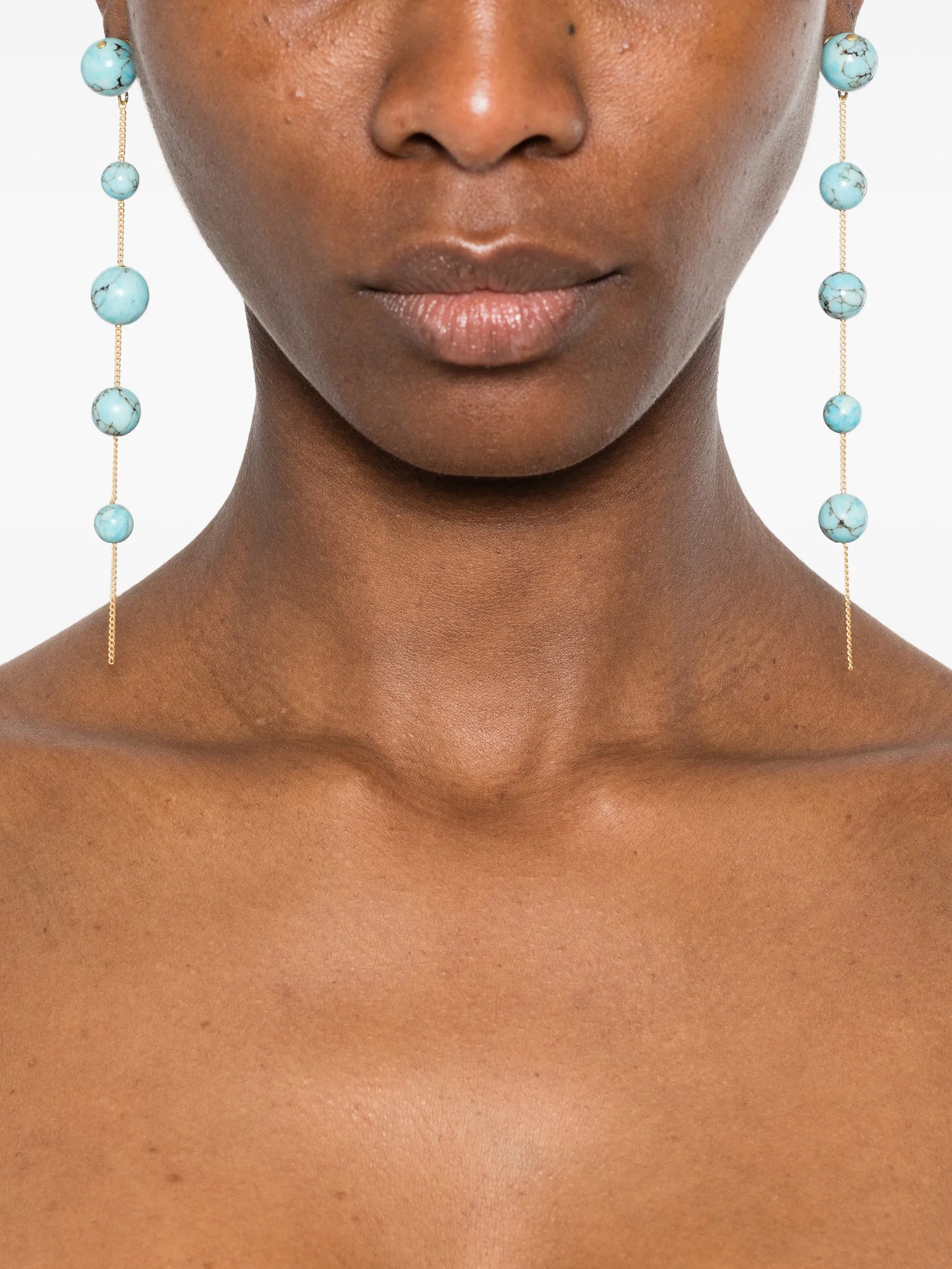 Atum chain earrings