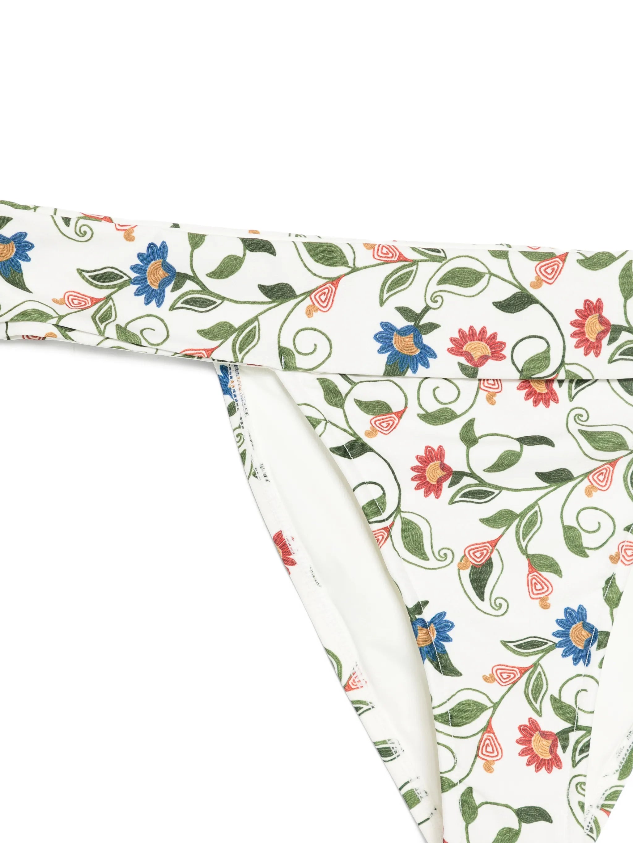 off-white stitched garden band bikini bottom