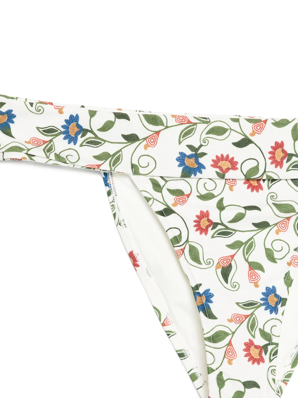 off-white stitched garden band bikini bottom