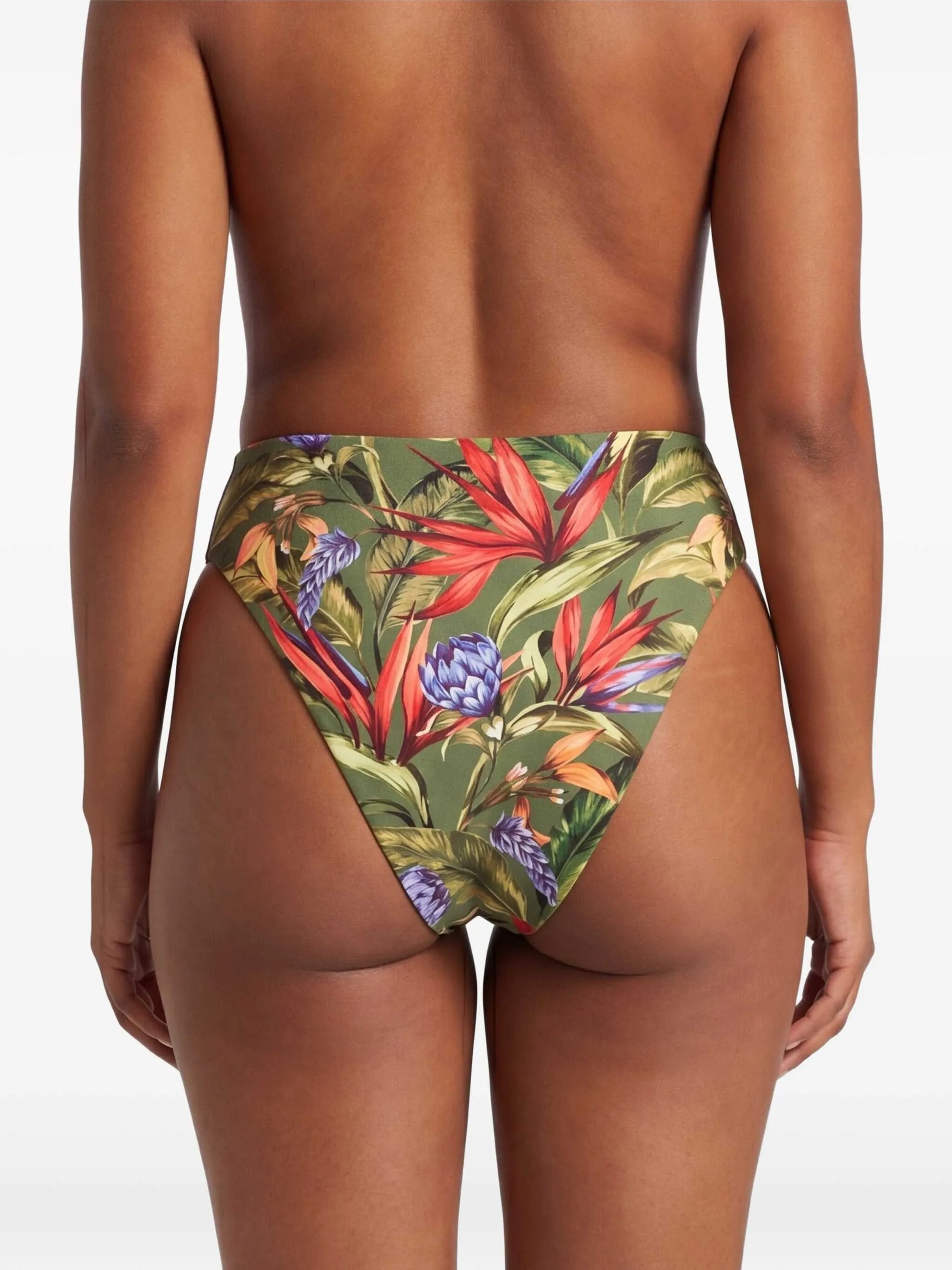 Strilitzia floral-print bikini bottoms