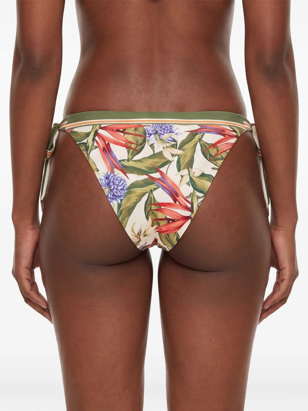 Strelitzia bow bikini bottom