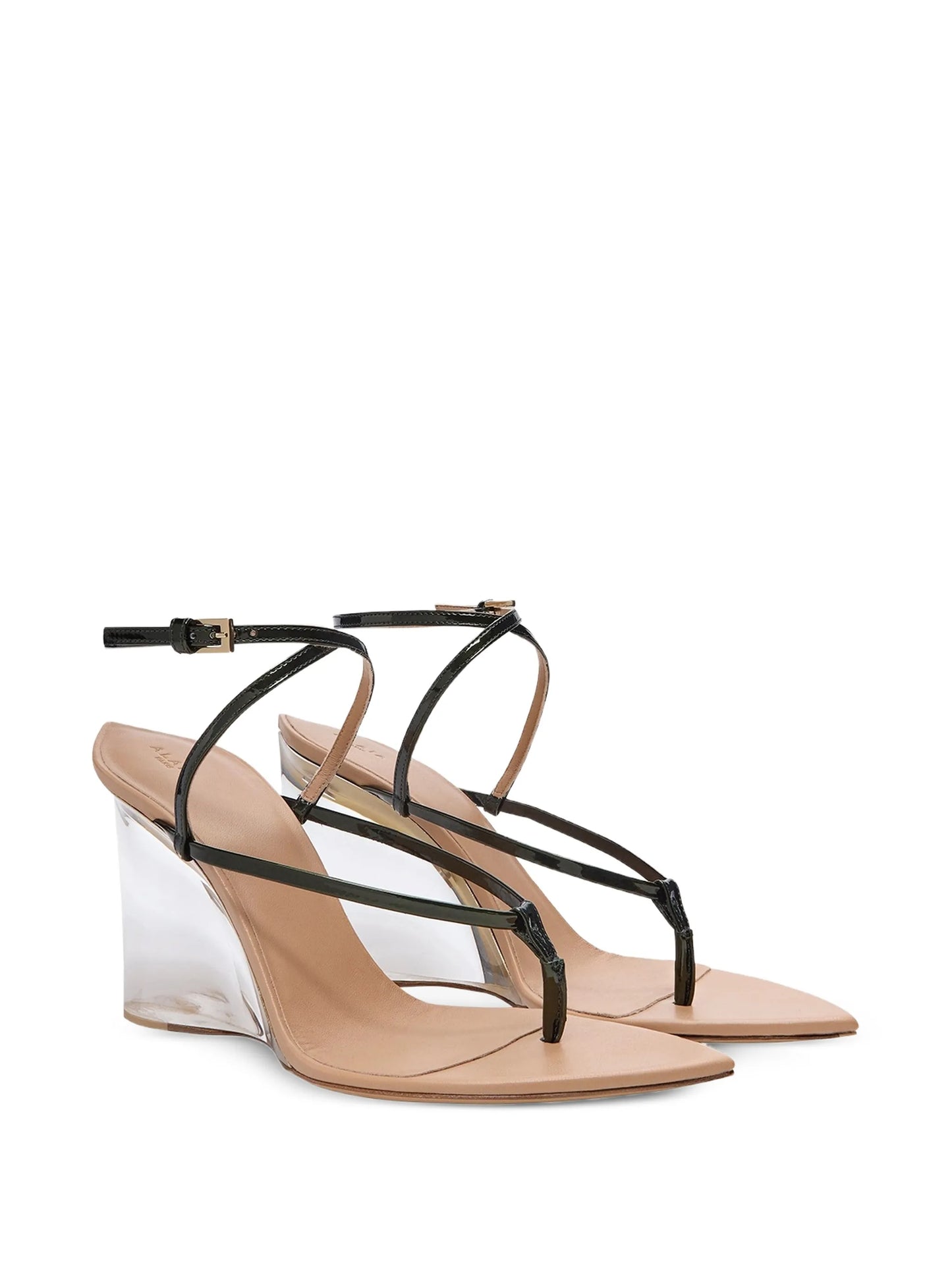 leather wedge sandals