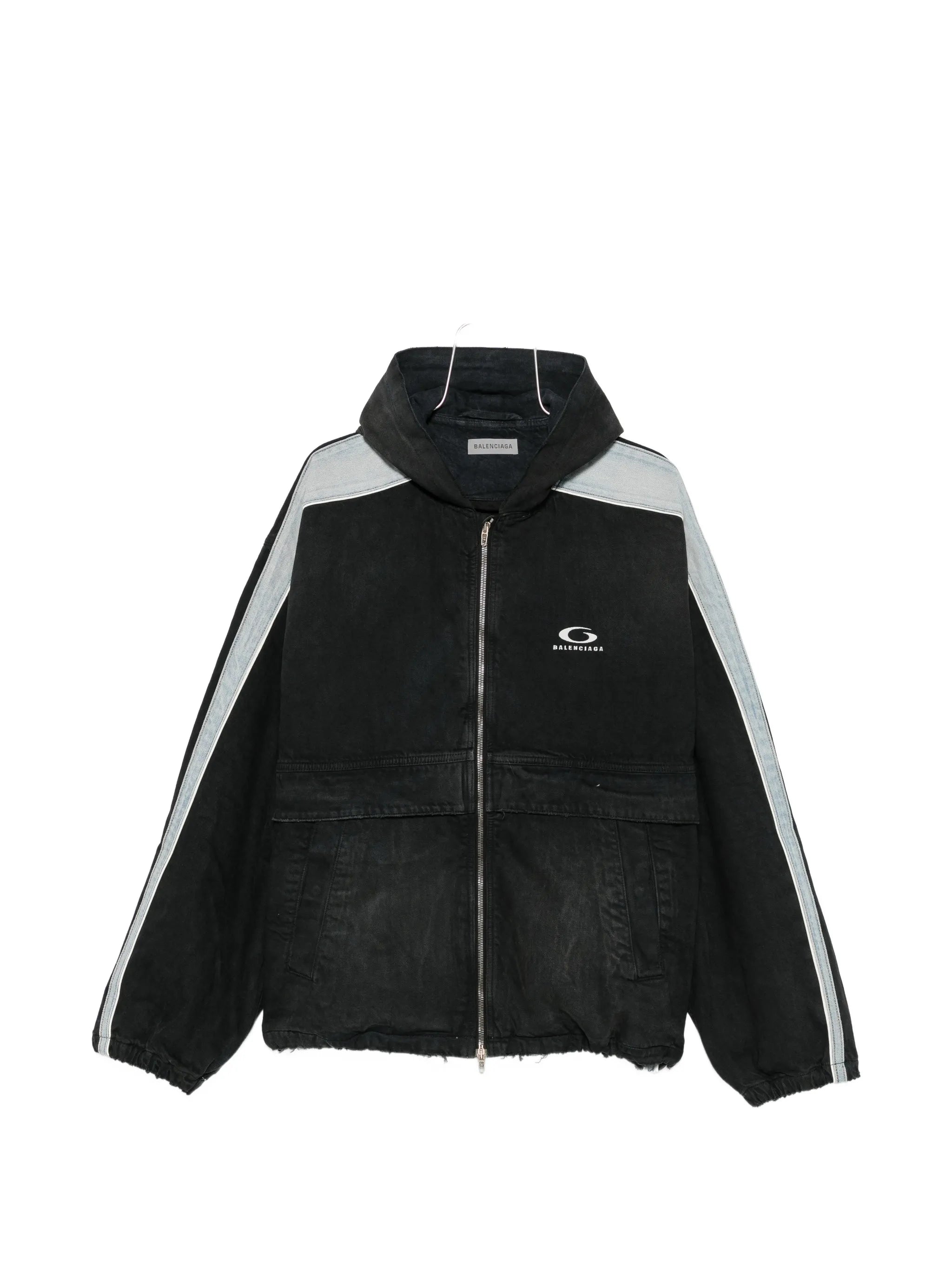 logo-detail denim jacket
