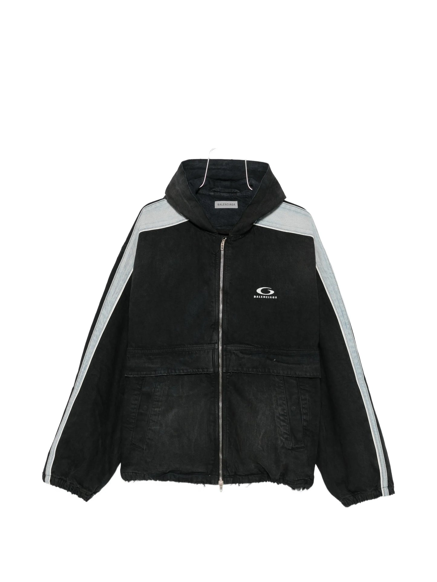 logo-detail denim jacket