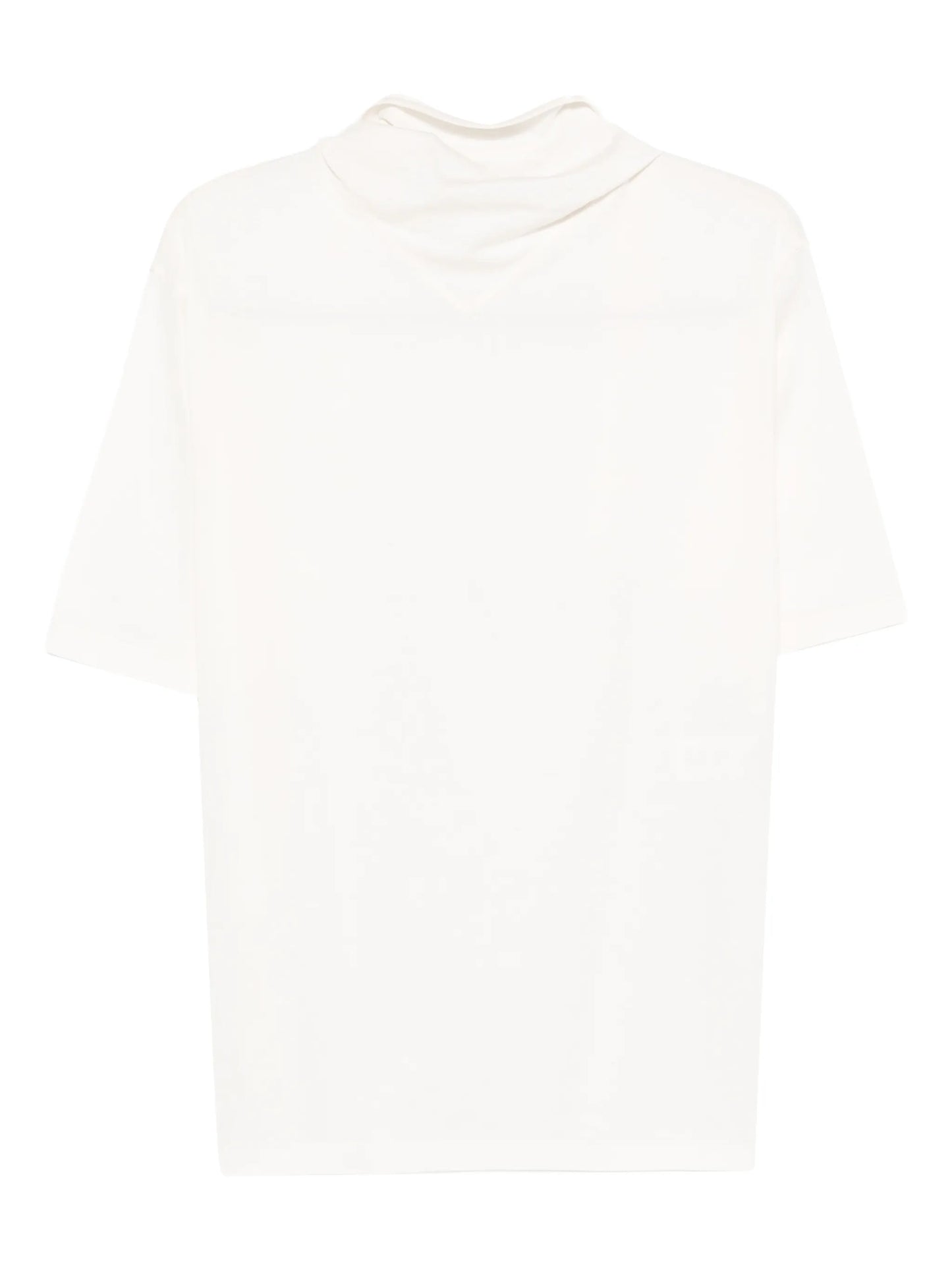 roll-neck short-sleeve T-shirt