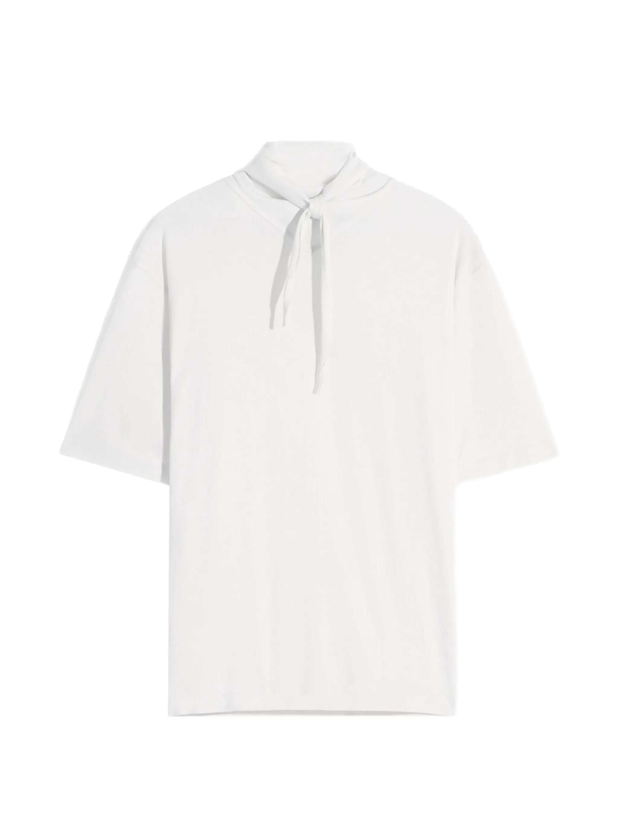 roll-neck short-sleeve T-shirt