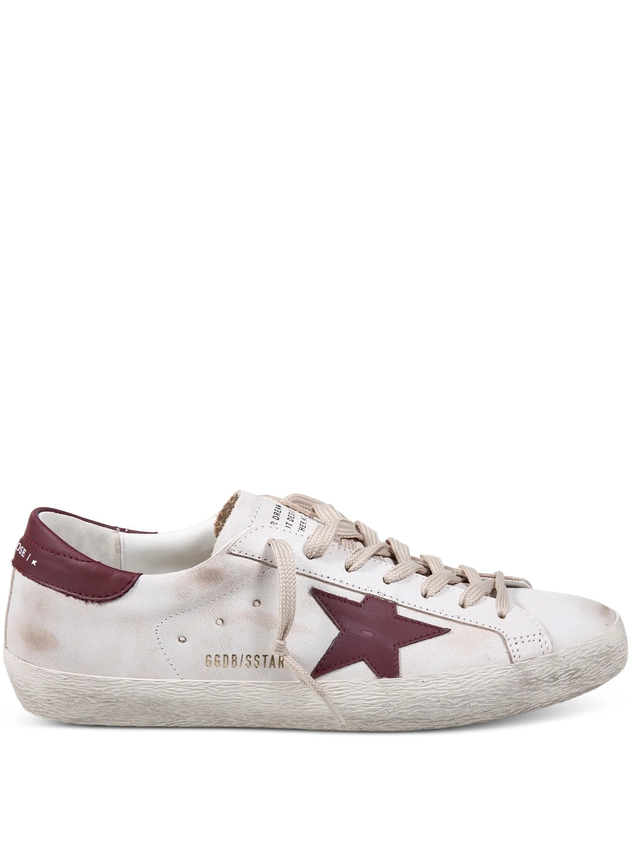 star-detail lace-up sneakers