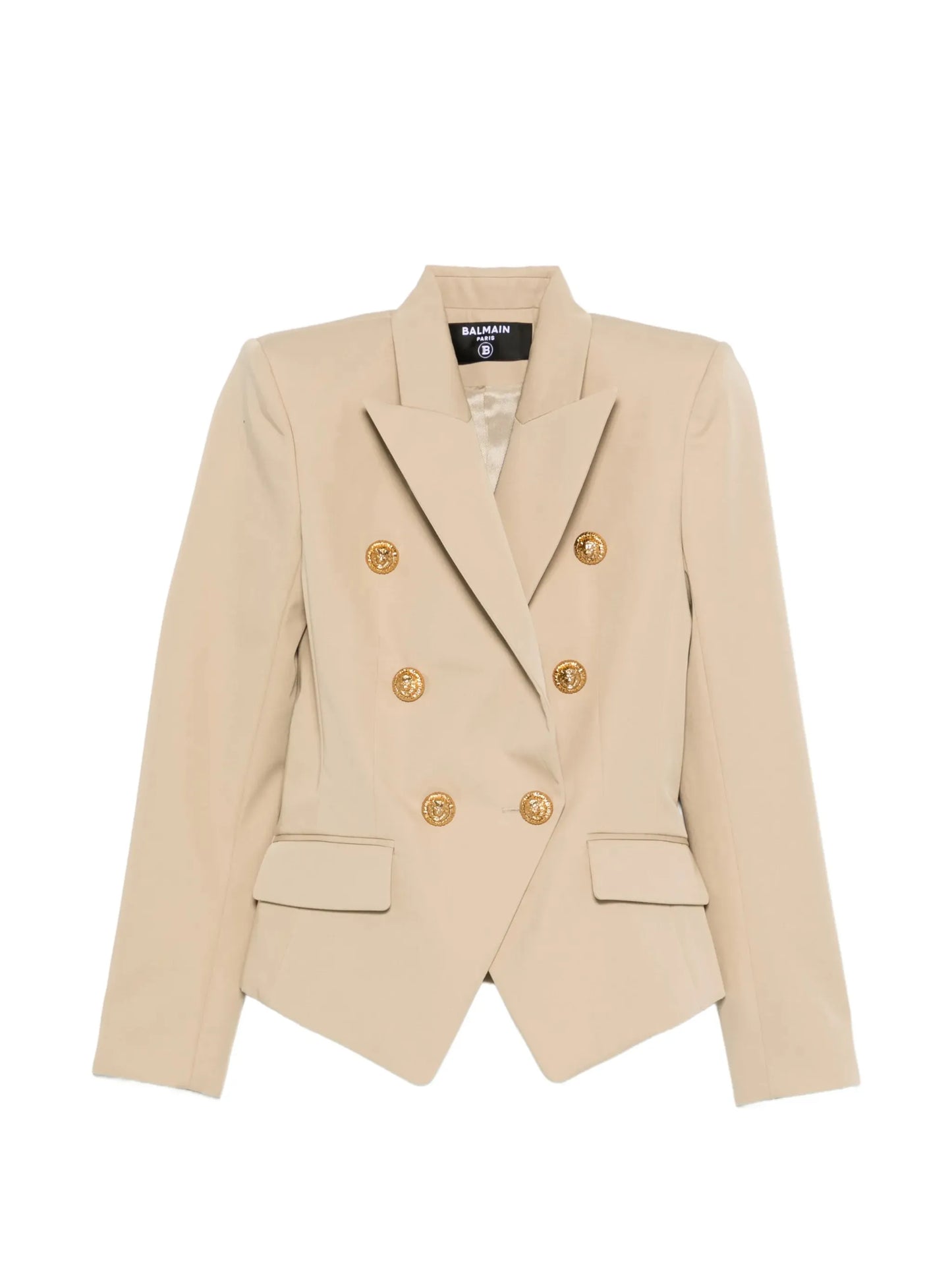 gabardine 6-button jacket