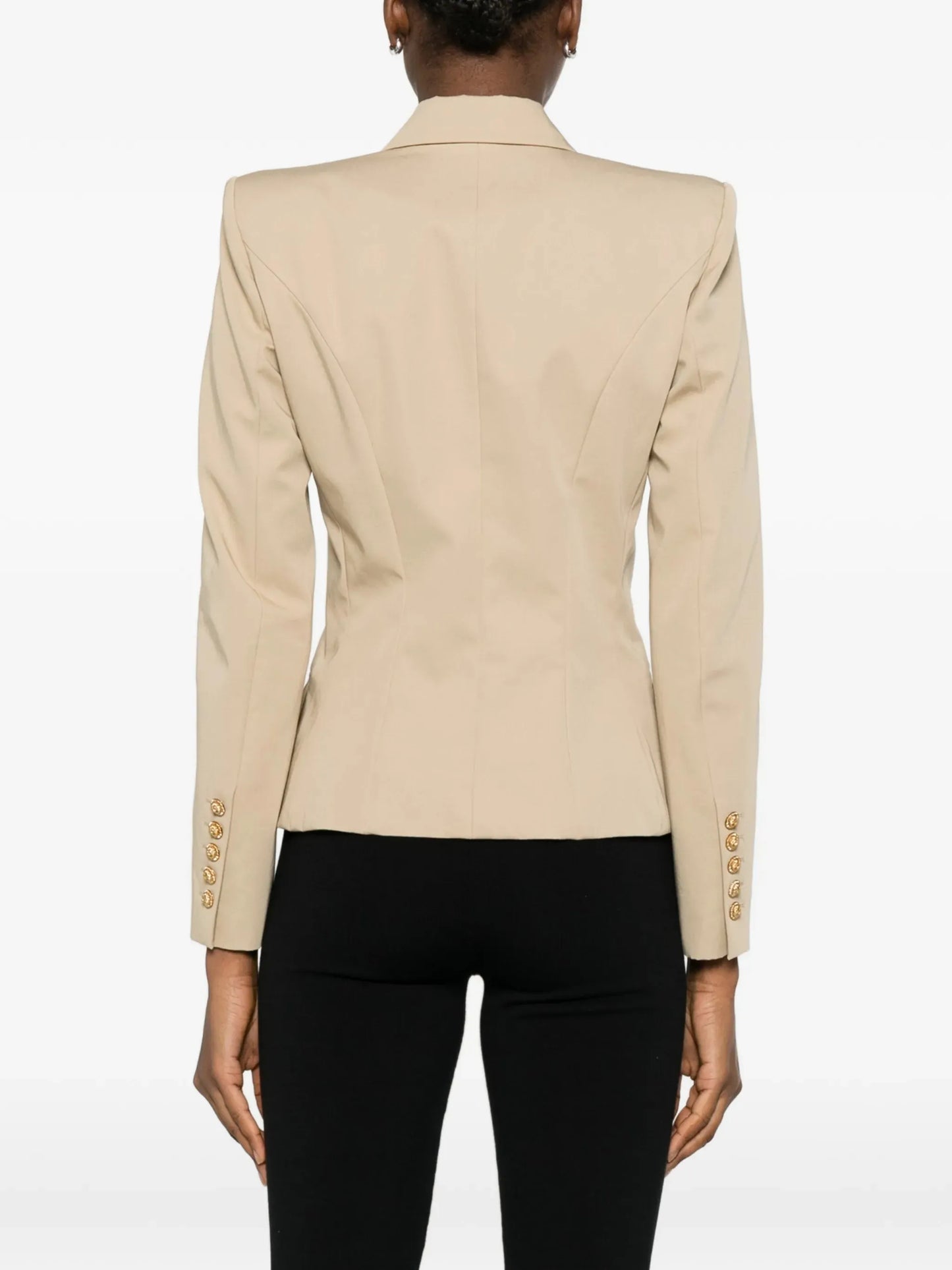 gabardine 6-button jacket