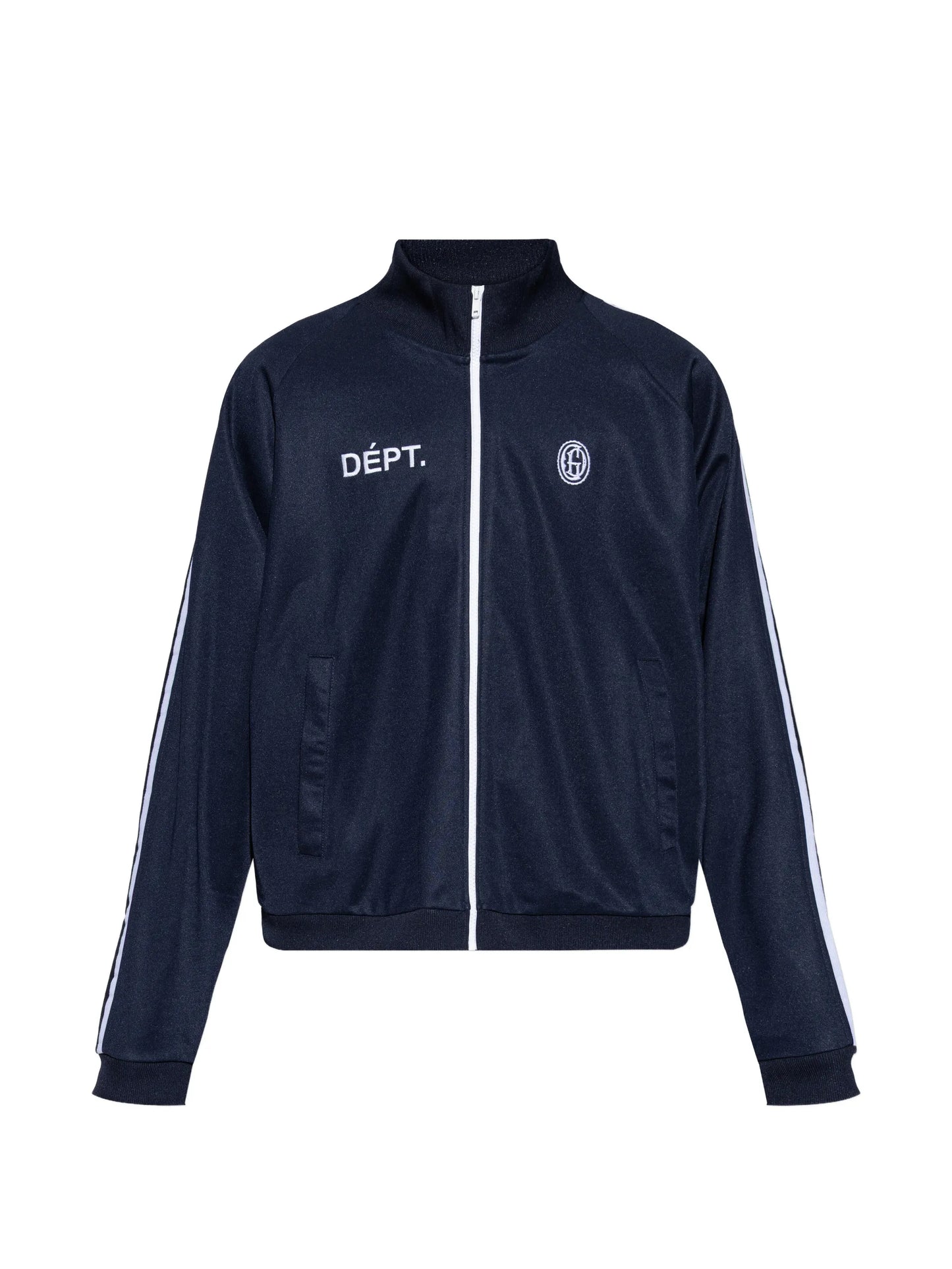 JK logo-embroidered side-stripe jacket