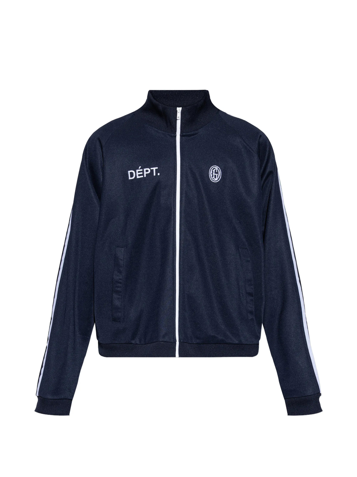 JK logo-embroidered side-stripe jacket