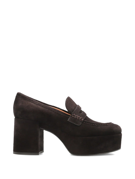 loafer-style platform pumps