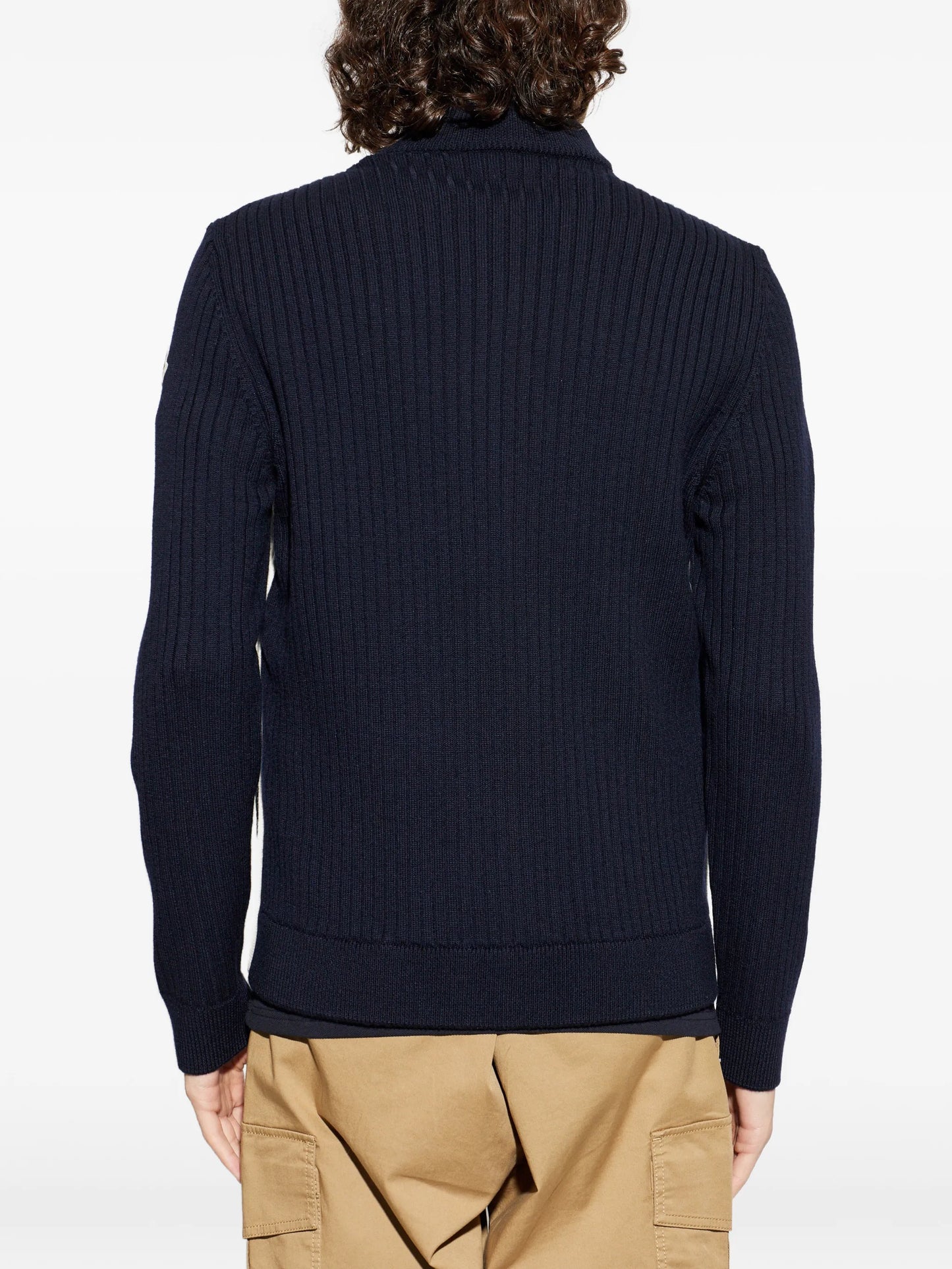 padded ribbed jacket
