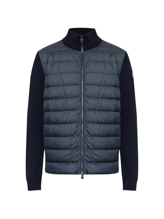 padded ribbed jacket