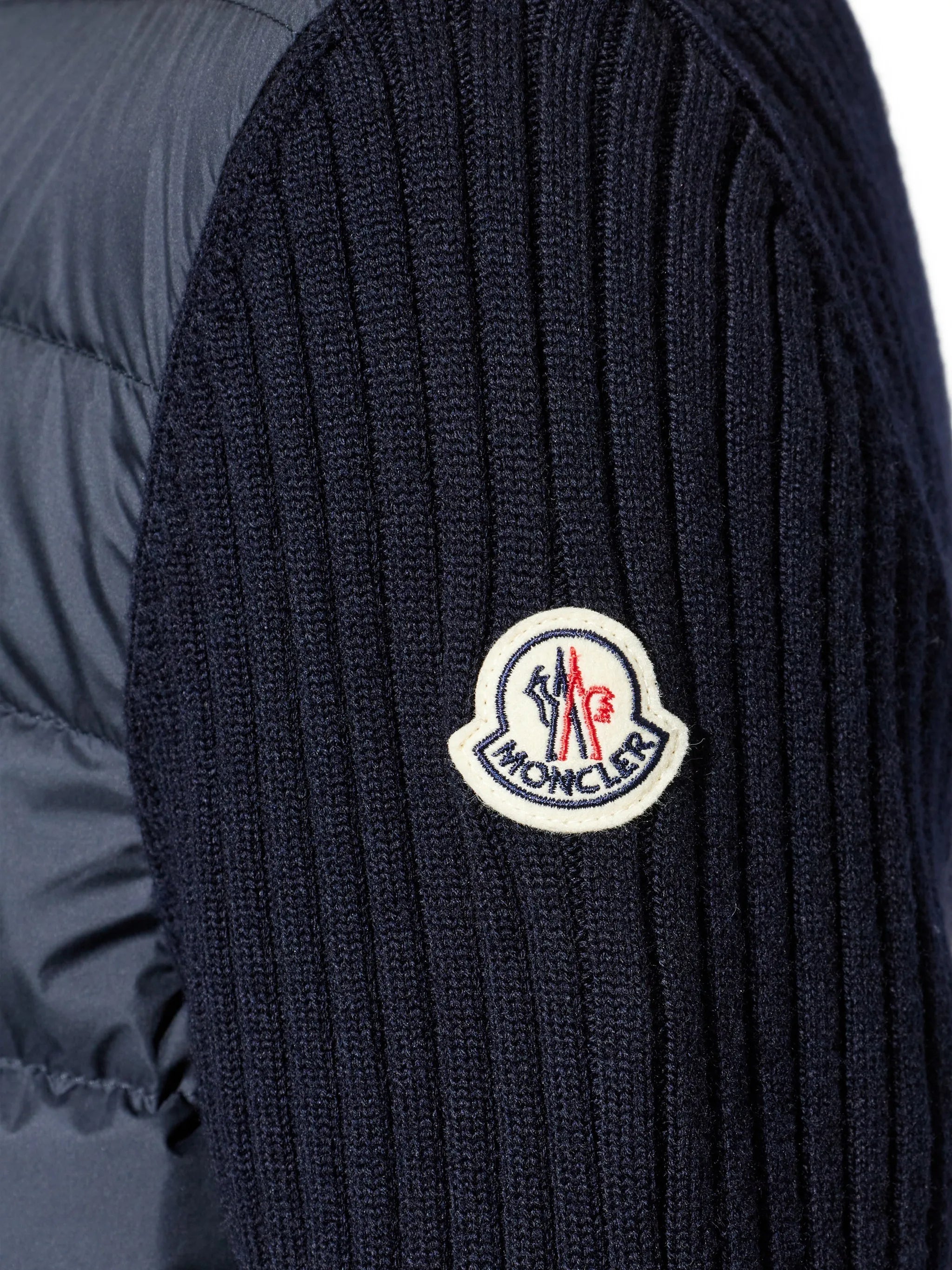 padded ribbed jacket