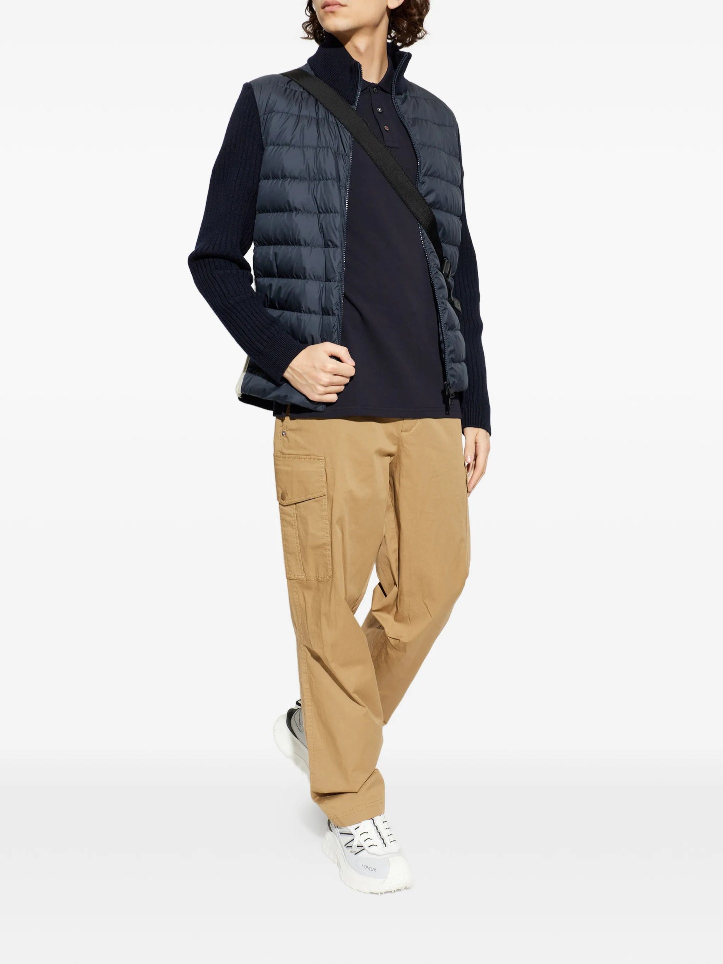 padded ribbed jacket