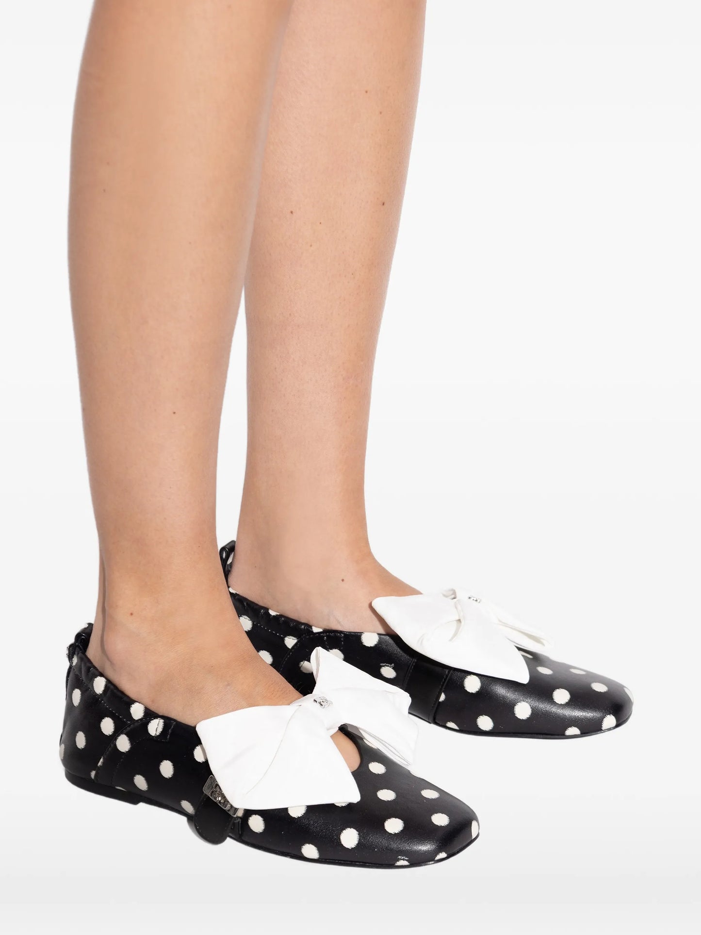 polka-dot ballerinas