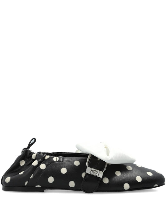 polka-dot ballerinas