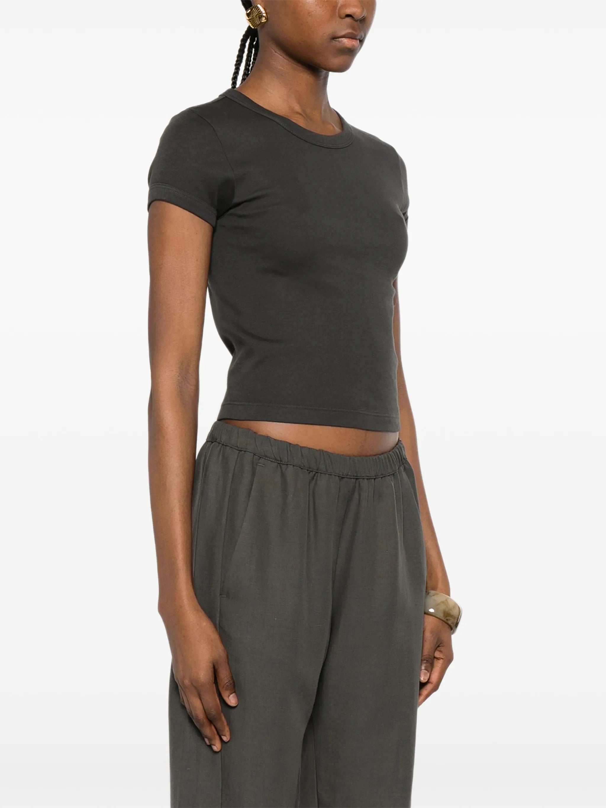 Supima Baby cropped cotton T-shirt