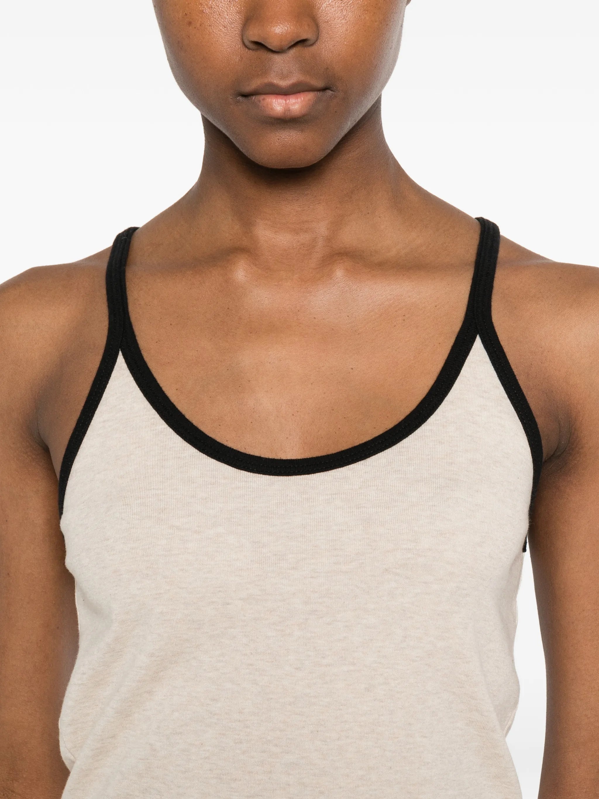scoop-neck top