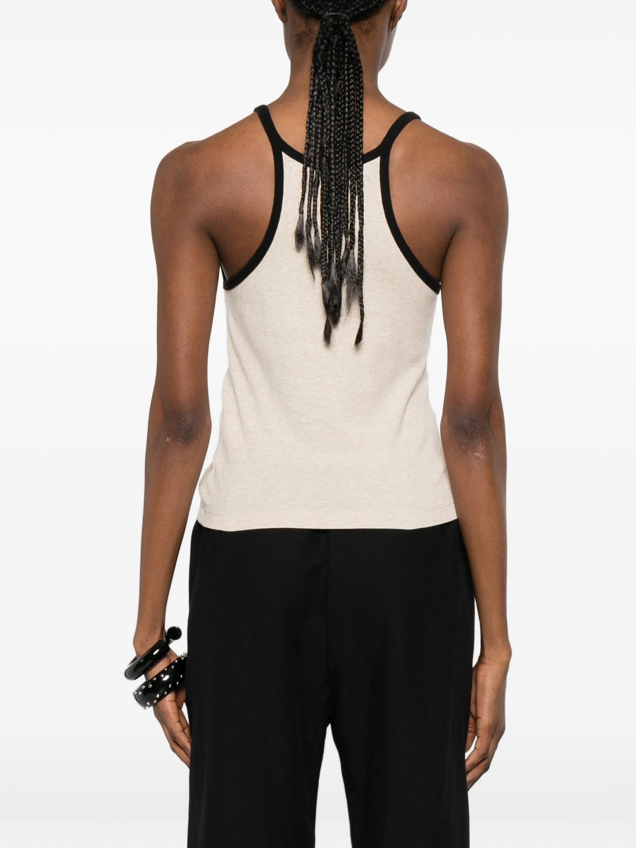 scoop-neck top